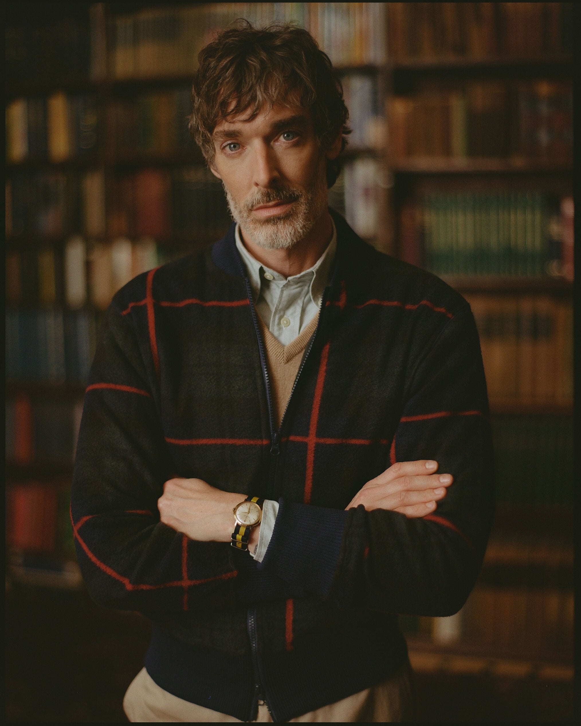 Blackwatch Tartan Polar Fleece Track Jacket