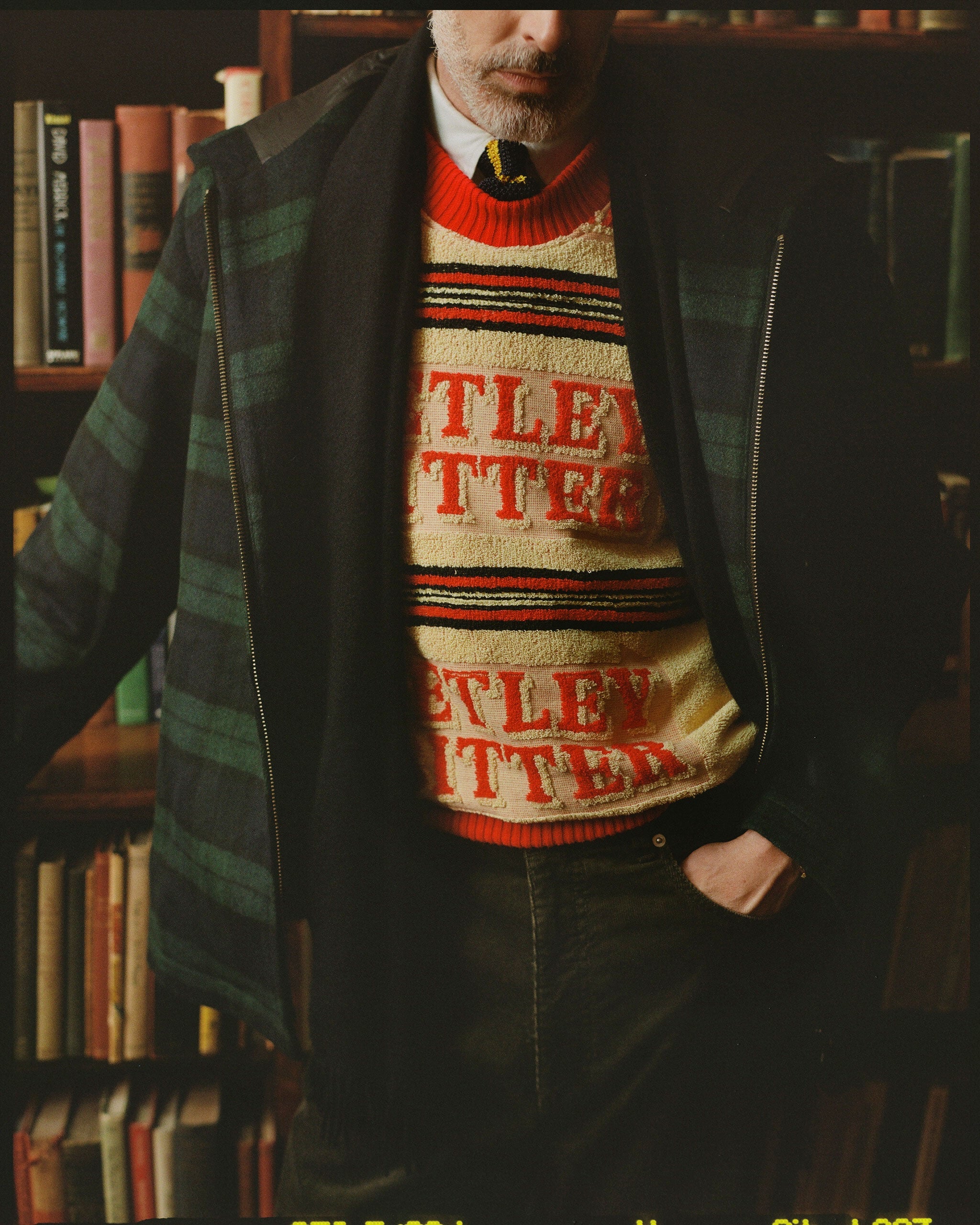 Blackwatch Tartan Melton Wool Zermatt Coat