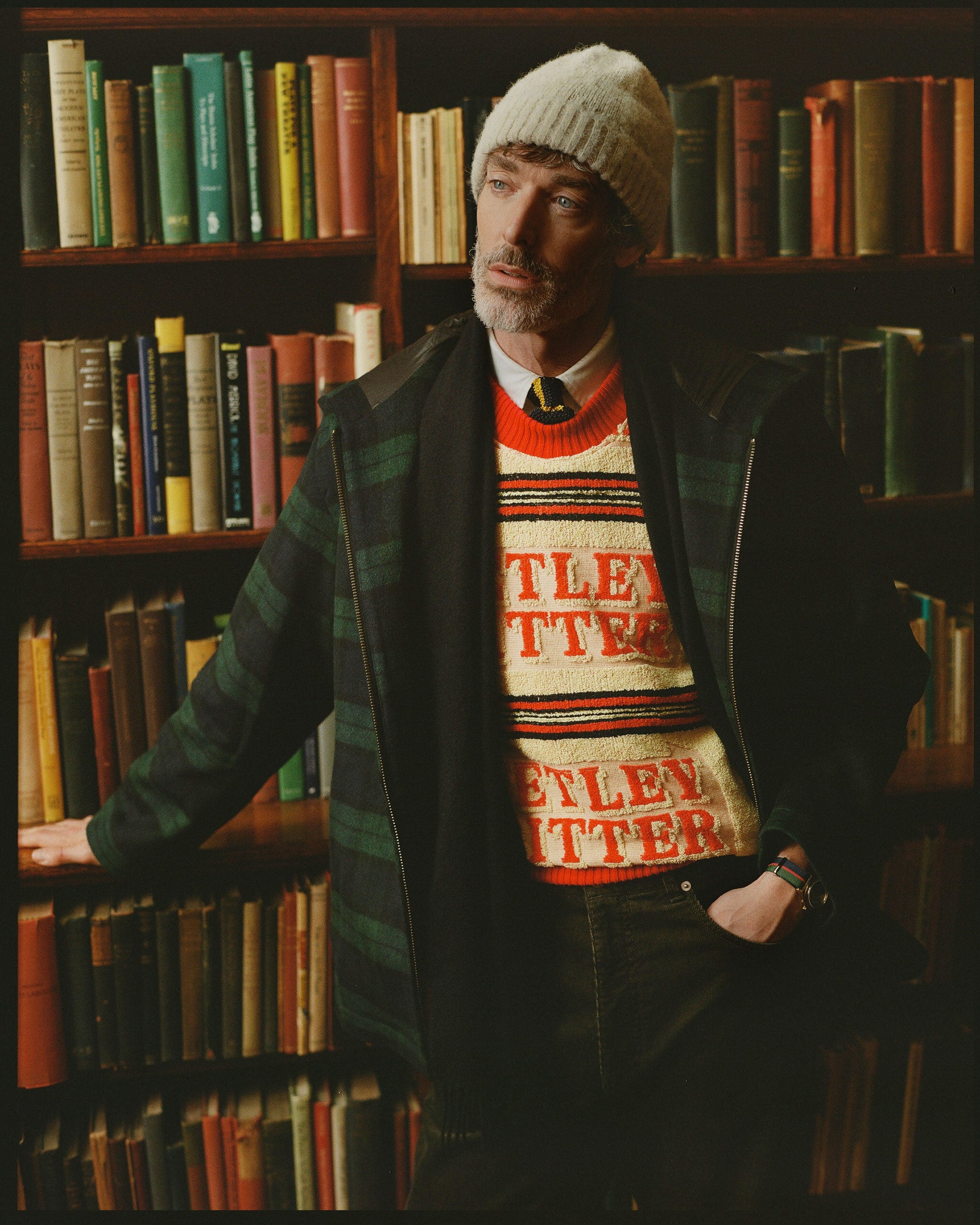 Blackwatch Tartan Melton Wool Zermatt Coat