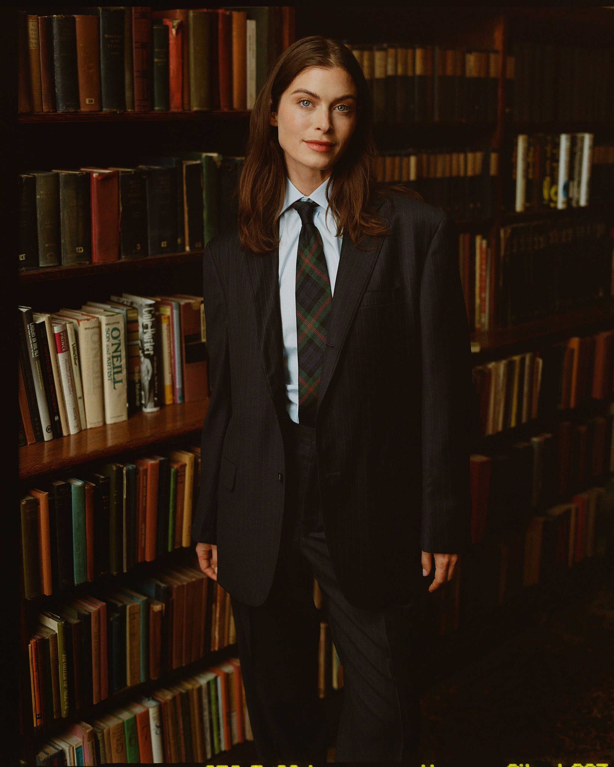 Made-in-USA Navy Chalkstripe Super 120s Wool Suit - Custom Make