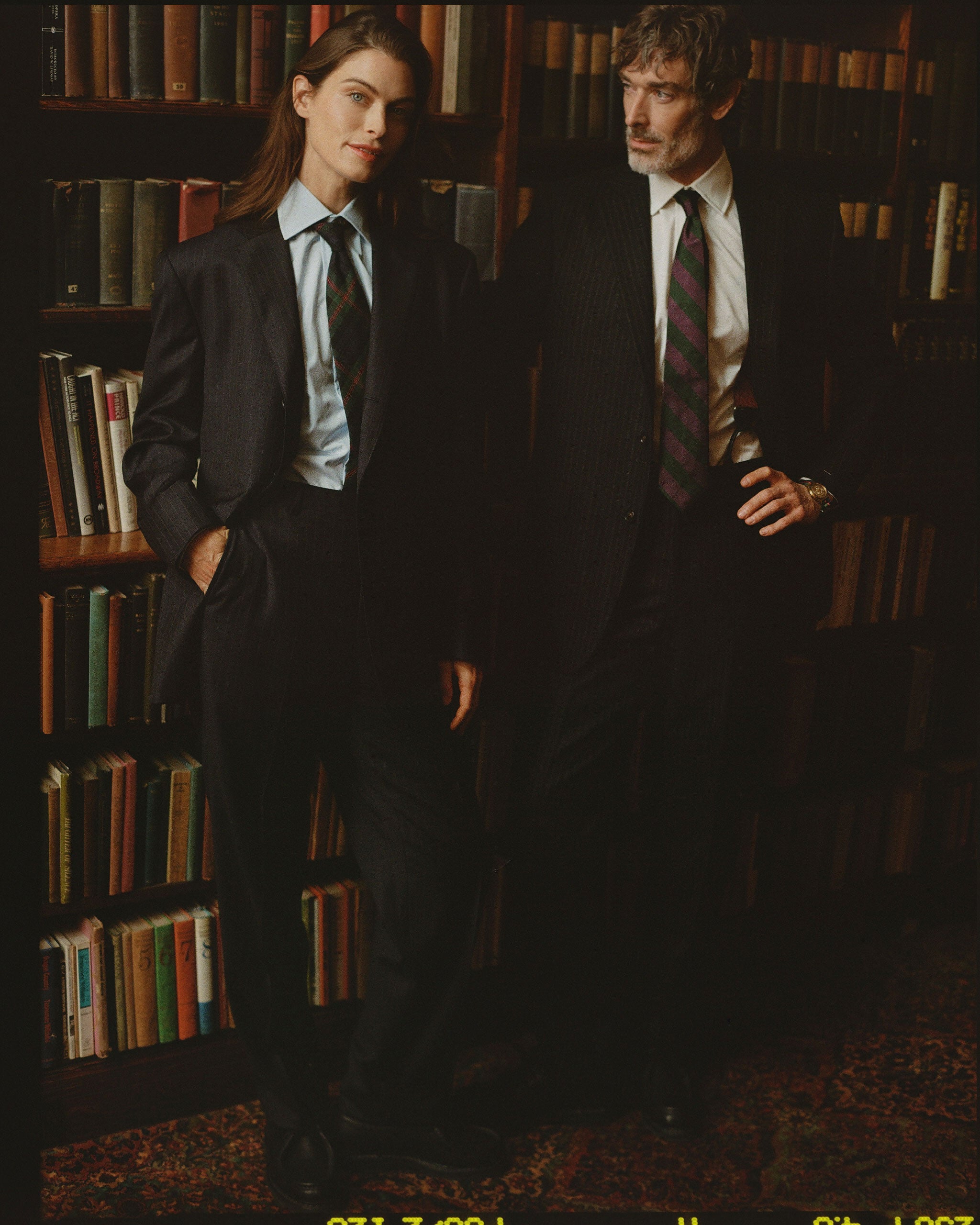 Made-in-USA Navy Chalkstripe Fox Flannel Suit