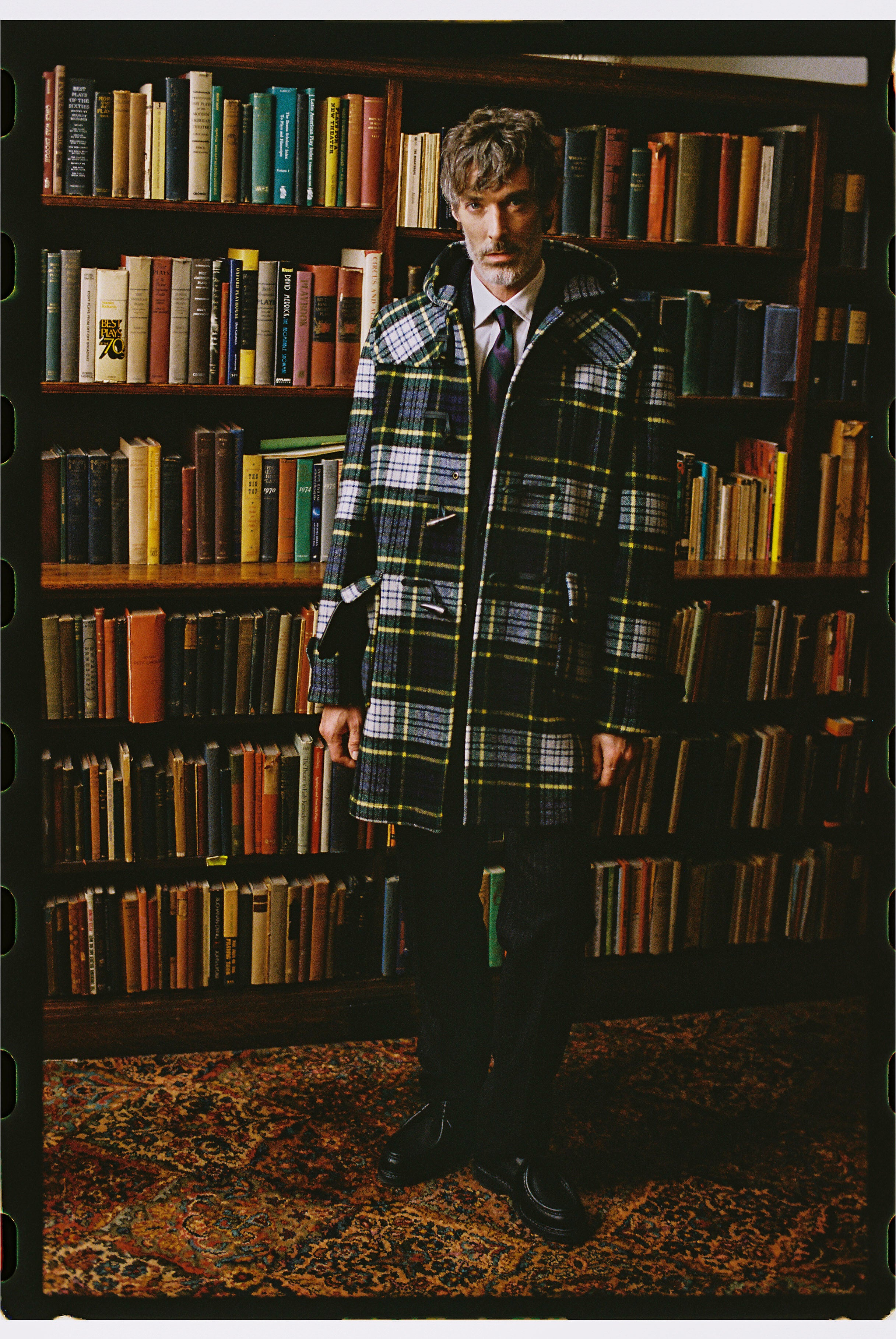 Made-in-England Dress Gordon Tartan Classic Morris Duffle Coat