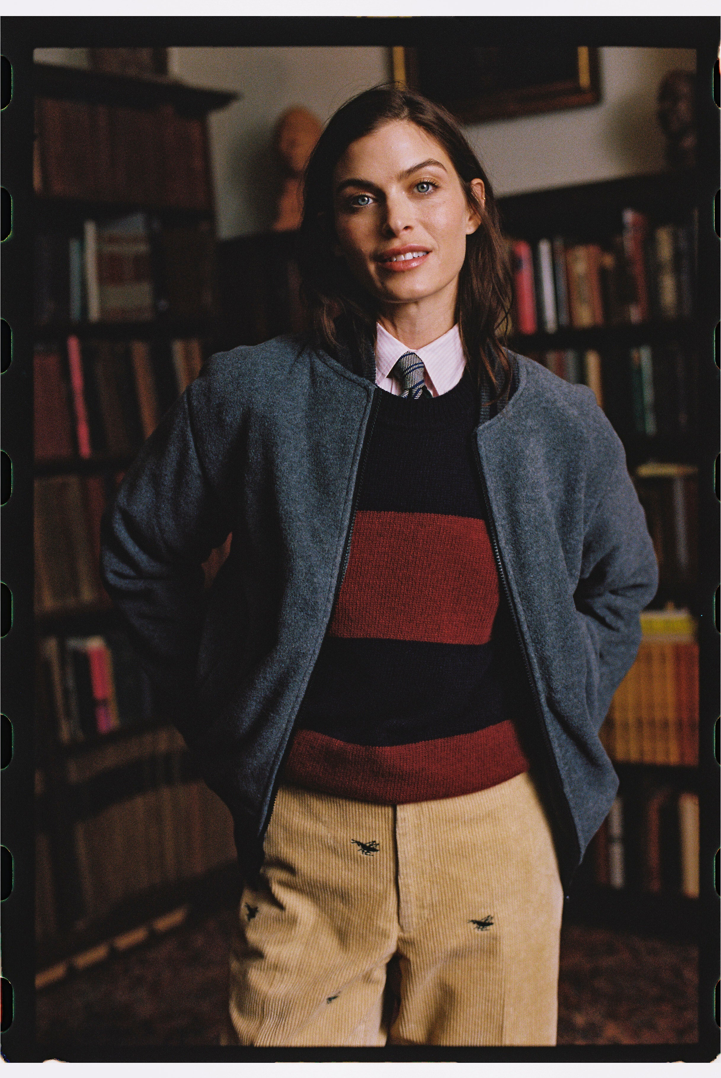 Charcoal Polar Fleece Track Jacket - Trim Fit