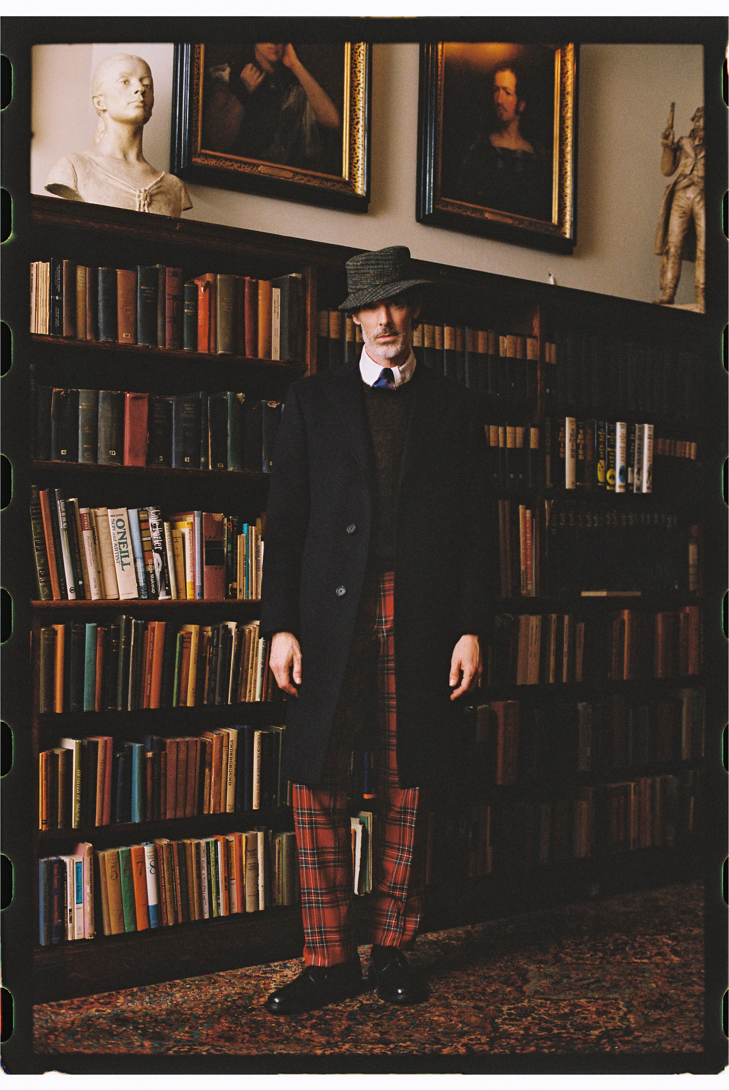 Olive Glen Plaid Harris Tweed Bucket Hat | Men's Hats | J. Press