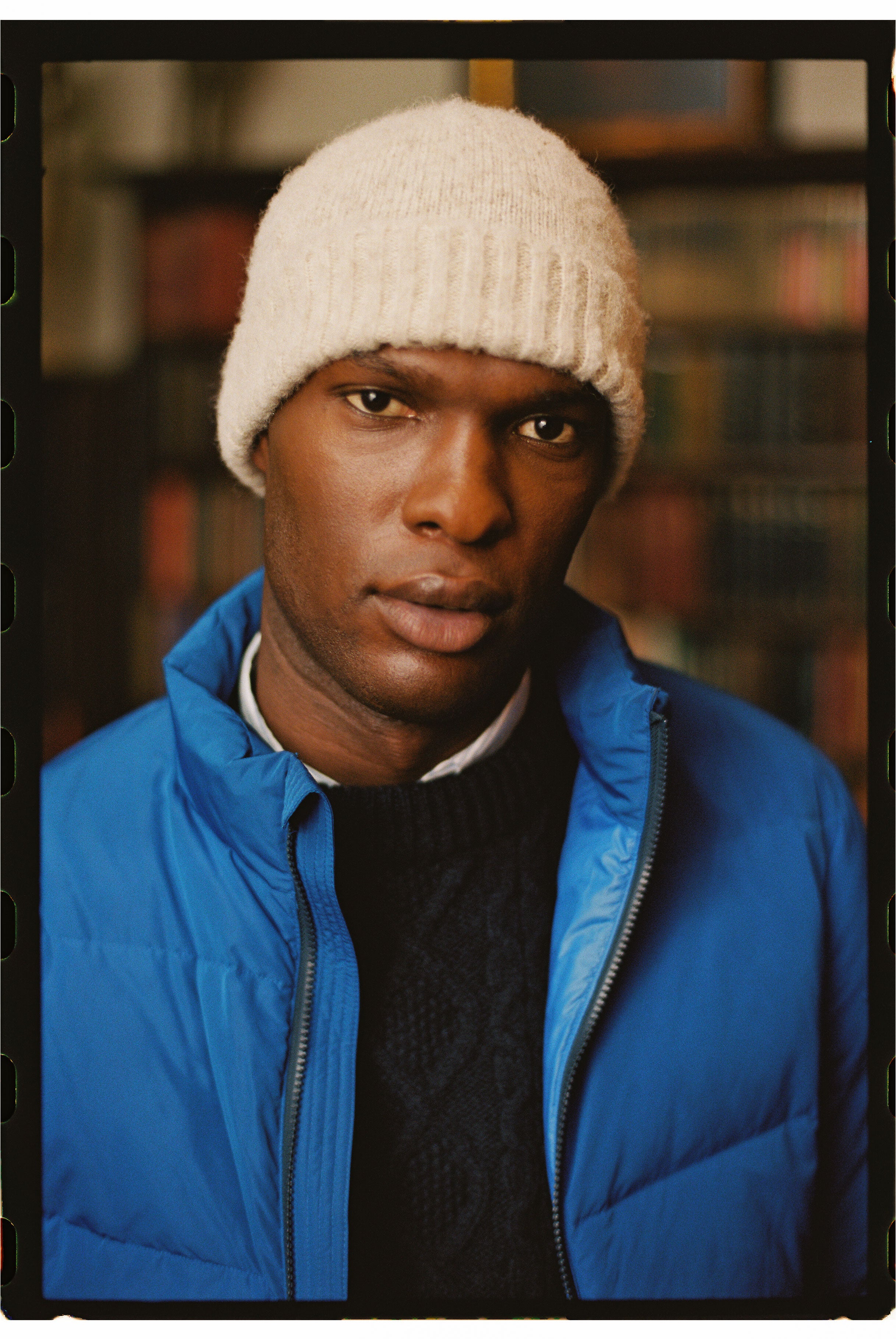 Made-in-Scotland Ivory Shaggy Dog Beanie