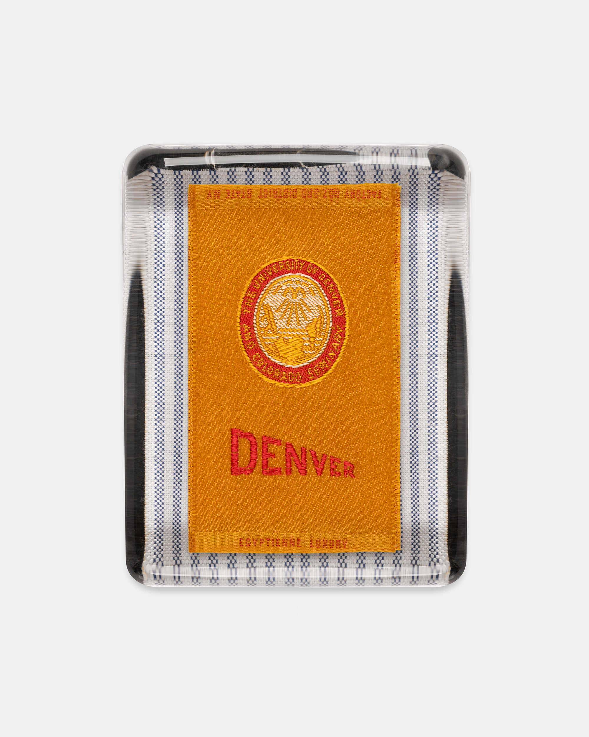 University Of Denver Silk Paperweight