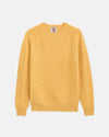 Made-in-Scotland Yellow Shaggy Dog Sweater - Trim Fit