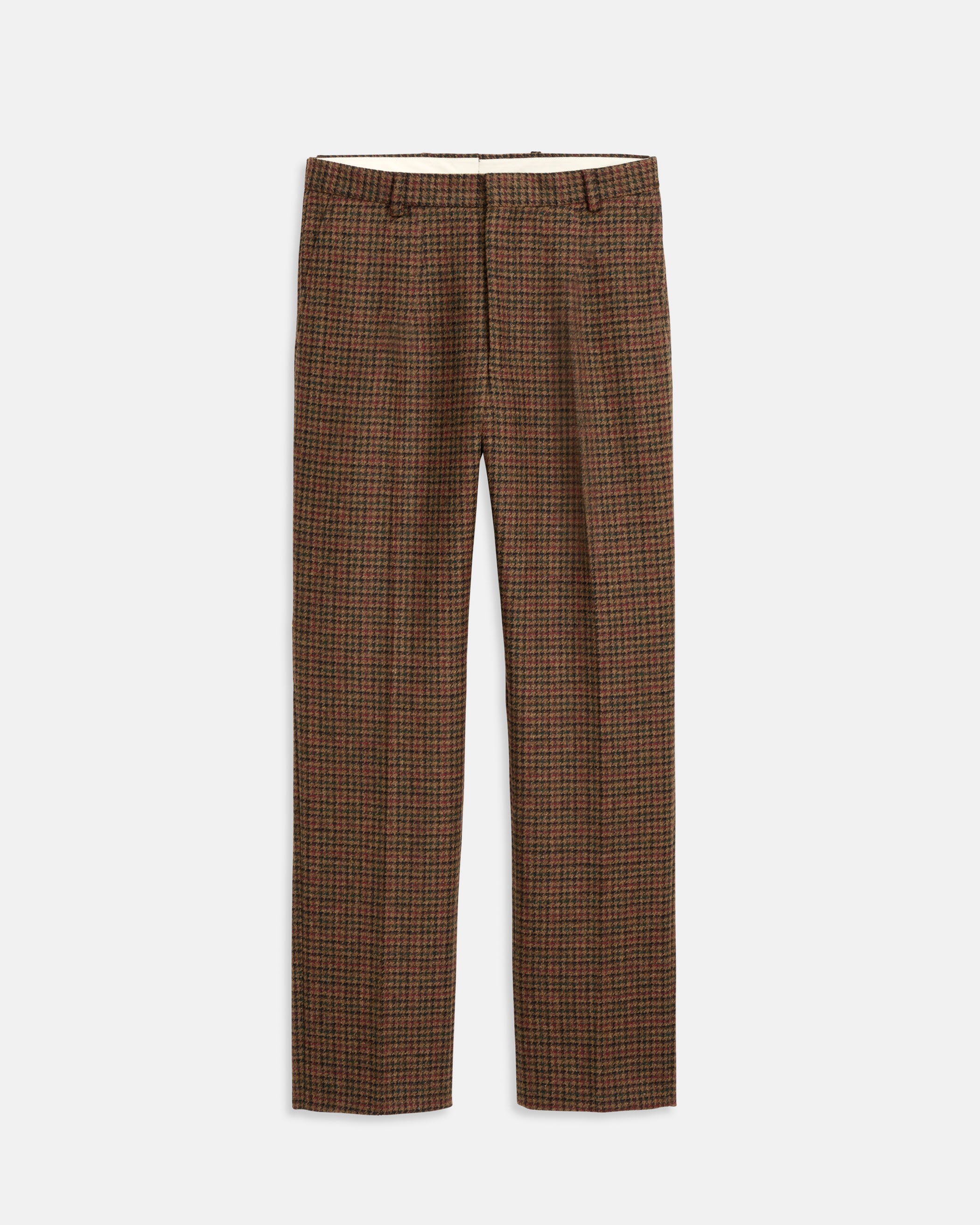 Made-in-USA Houndstooth Tweed Trouser