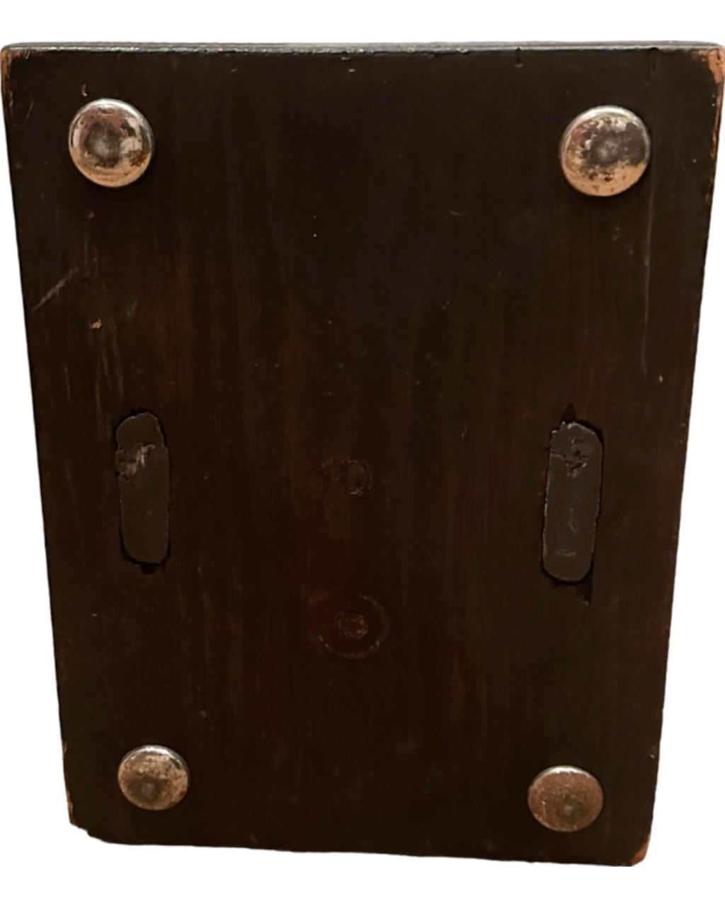 Antique Hand-Painted Standing Wooden Butler 35.5"H