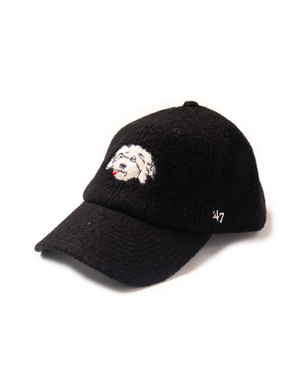 SHAGGY DOG BASEBALL CAP - BLACK
