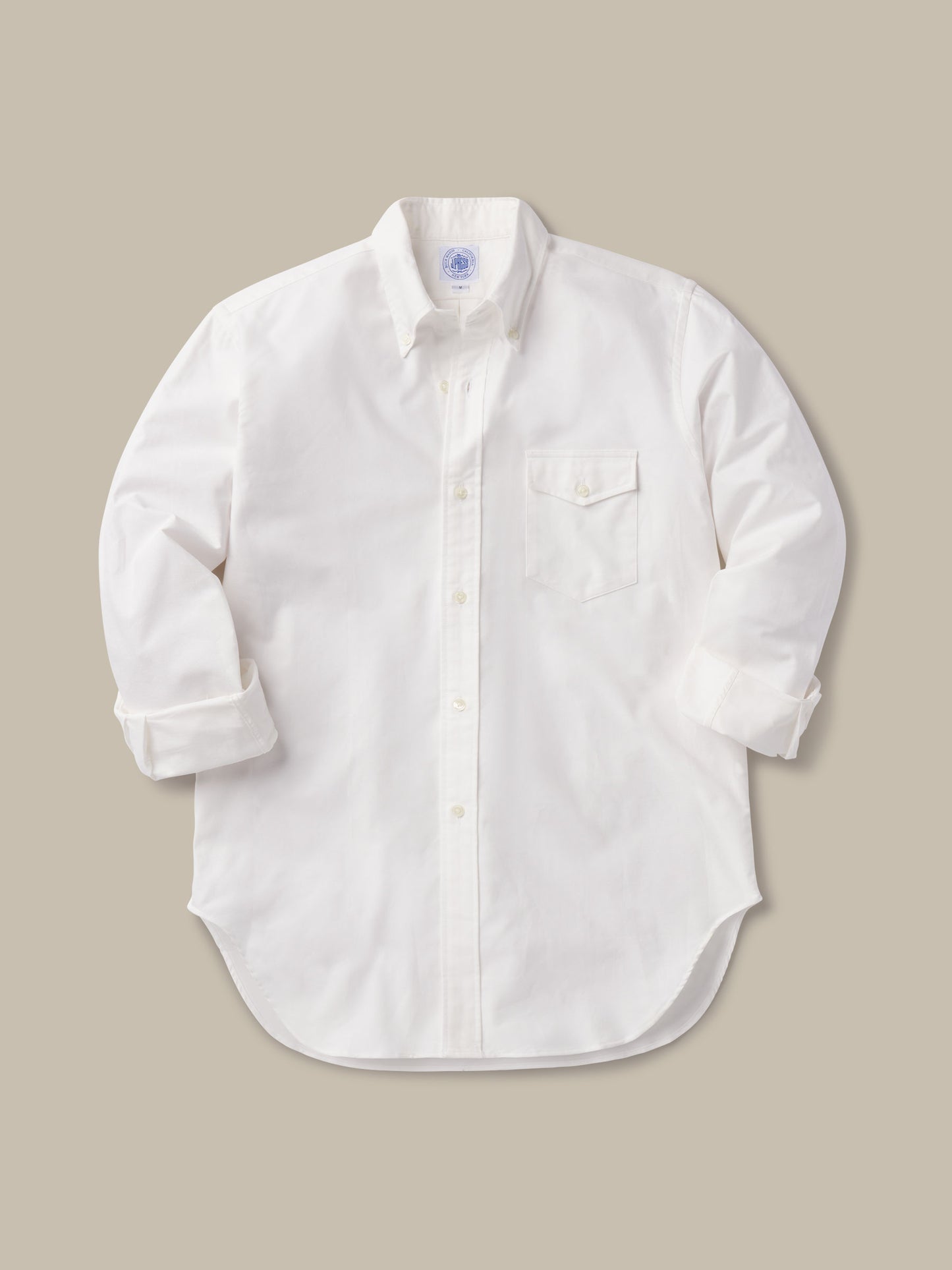 J.PRESS x BUCK MASON OXFORD BUTTON DOWN SHIRT - WHITE