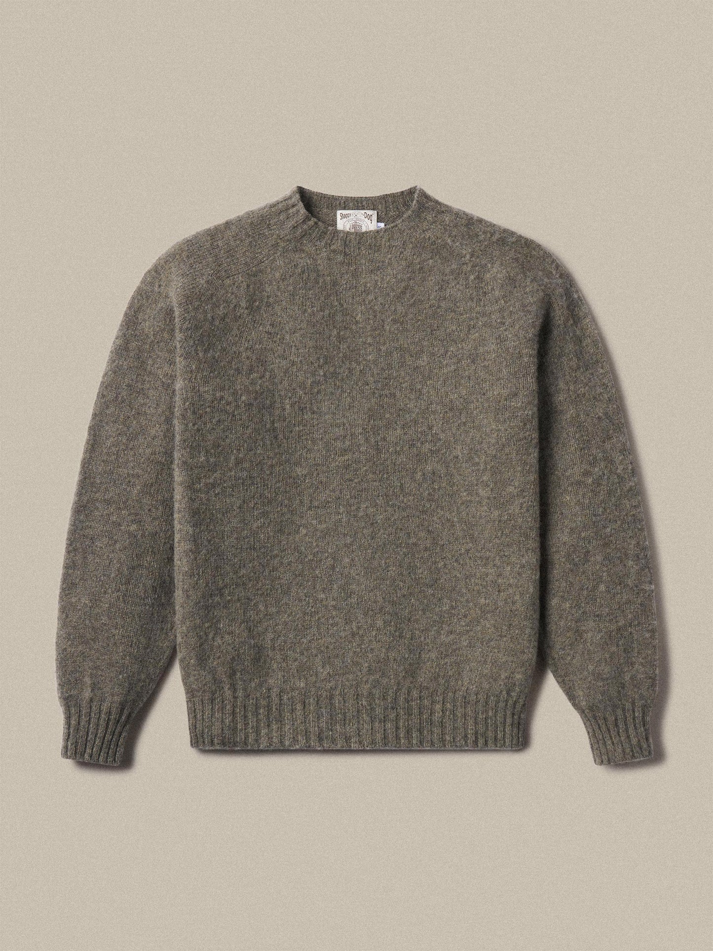 J.PRESS X BUCK MASON SHAGGY DOG SWEATER - GREY MIX