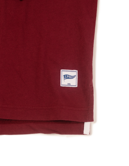 J. PRESS RUGBY SHIRT - BURGUNDY