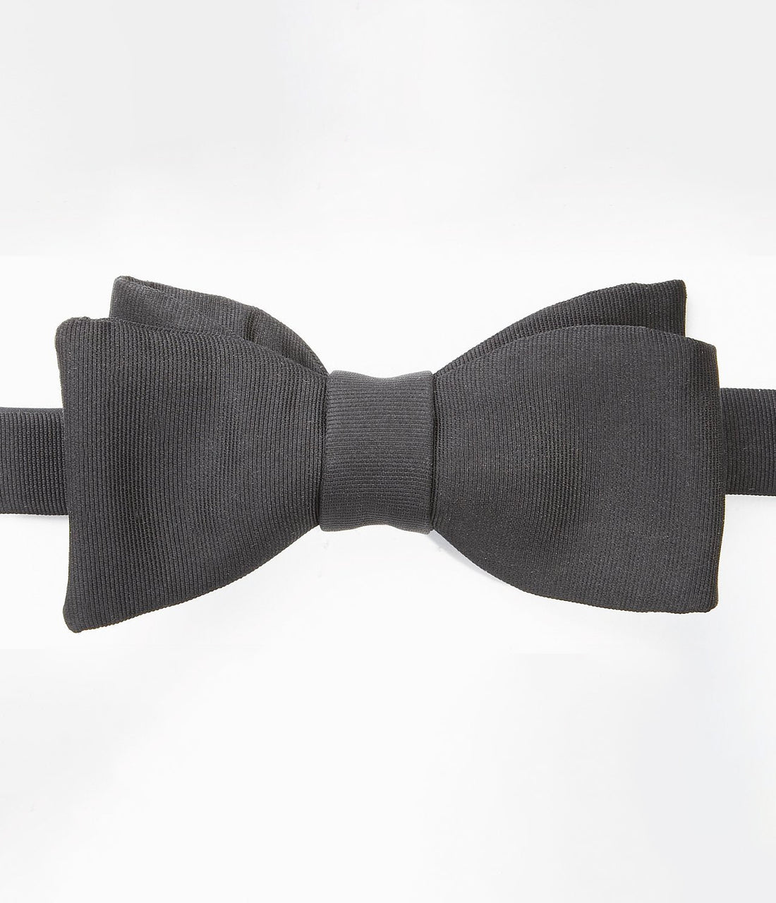 Self-Tied Bow Tie - Black Grosgrain | Men's Neck Ties - J. Press – J. PRESS