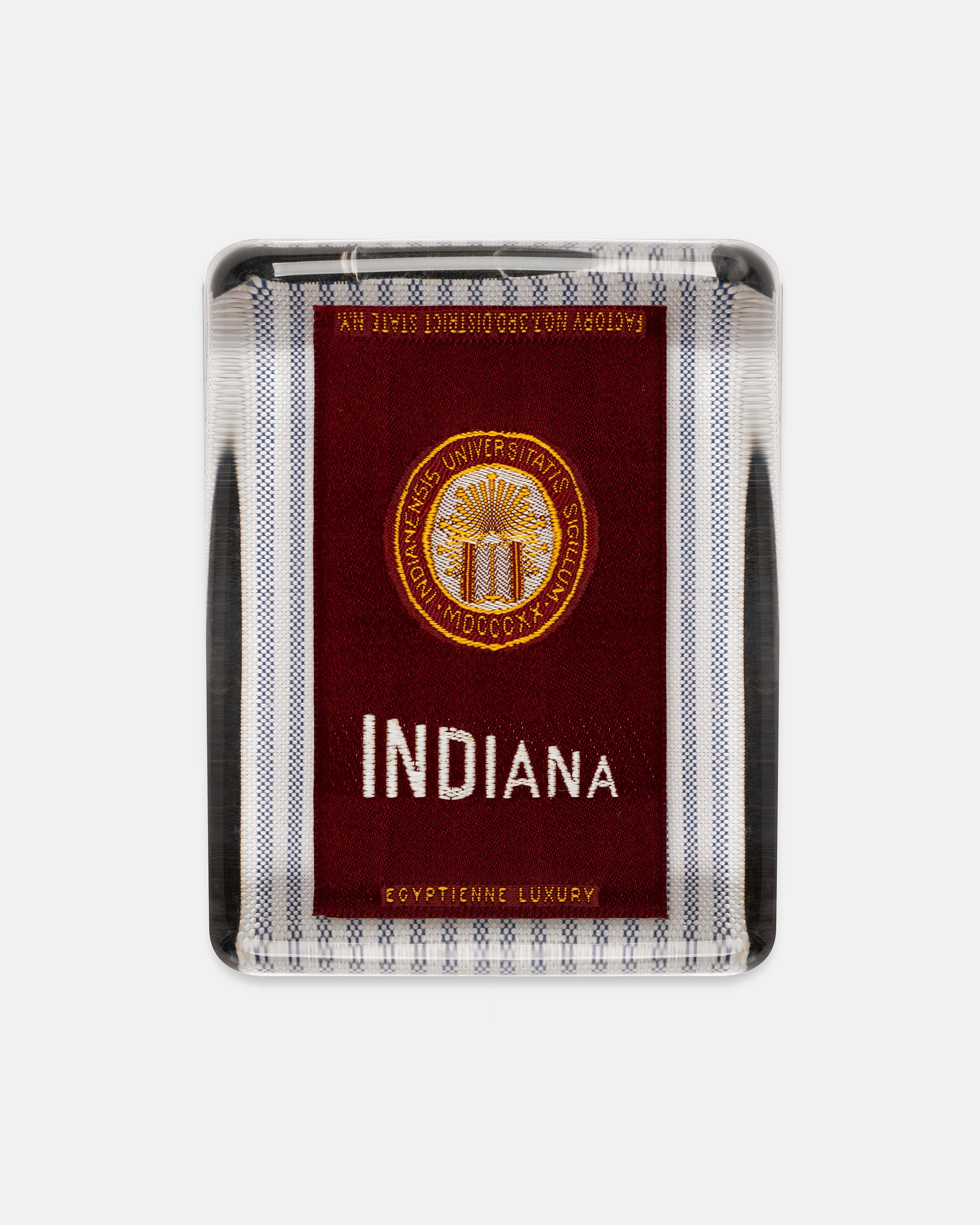 Indiana University Silk Paperweight