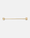Gold Finish Cube End Collar Bar