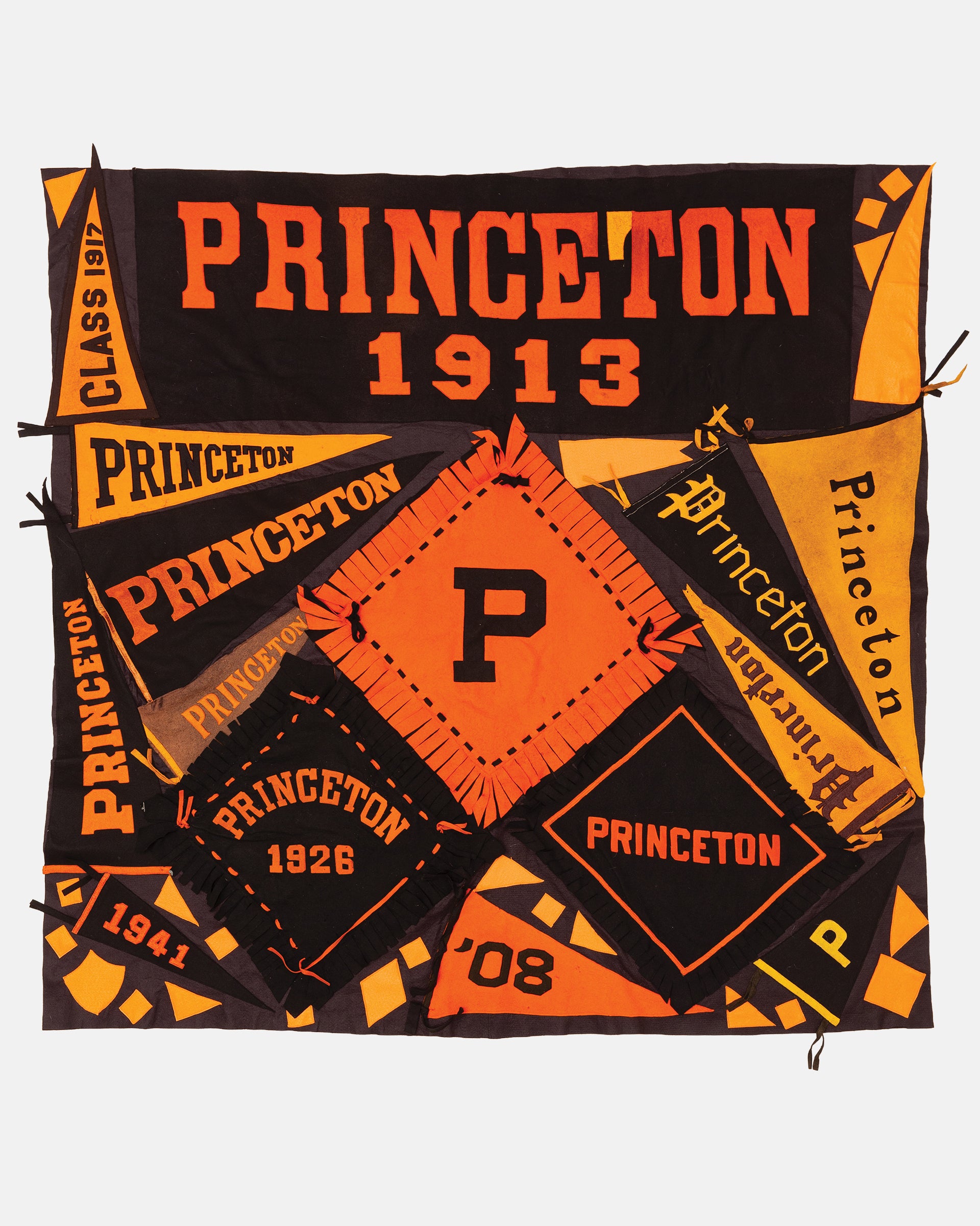 Vintage Pennant Quilt - Colleges #36
