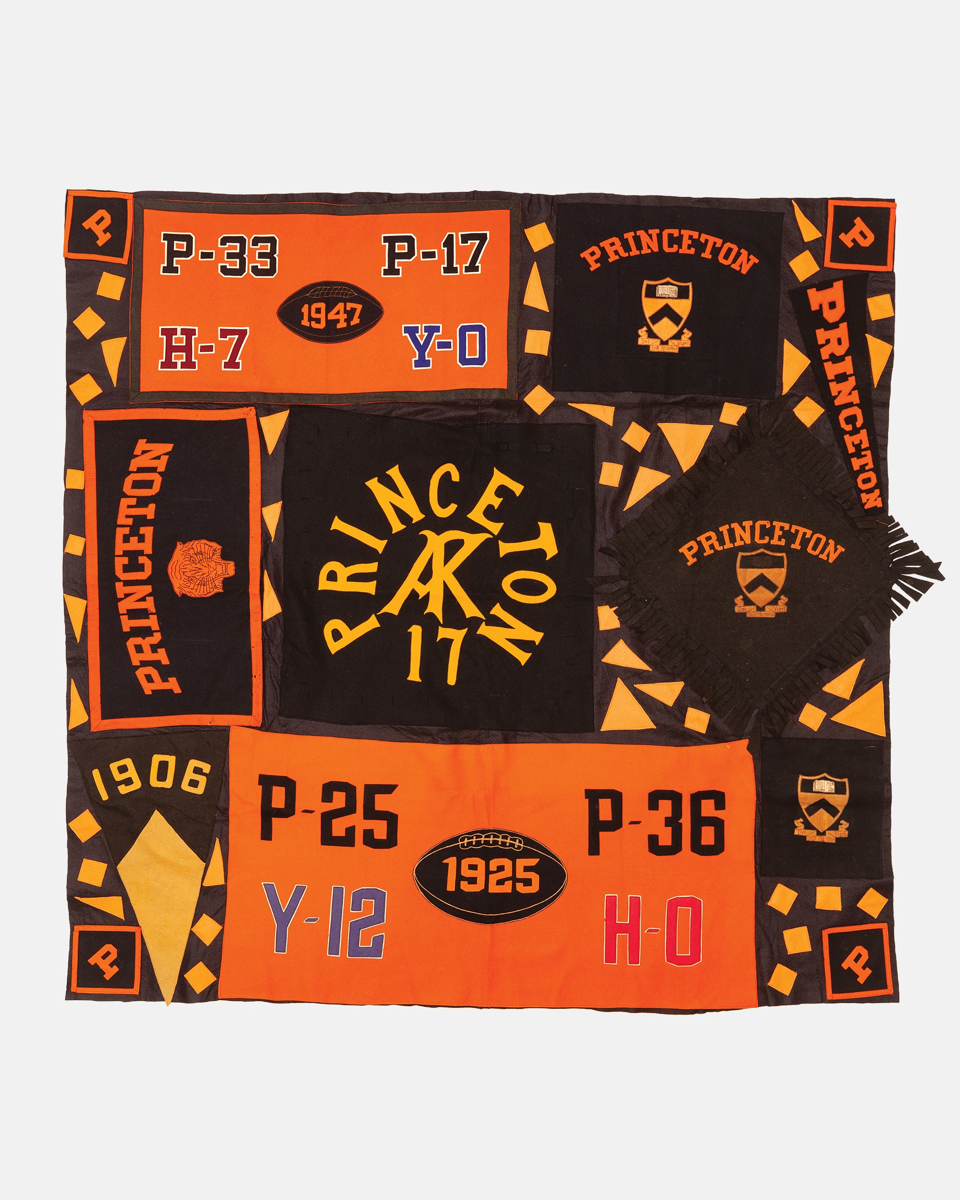 Vintage Pennant Quilt - Colleges #37
