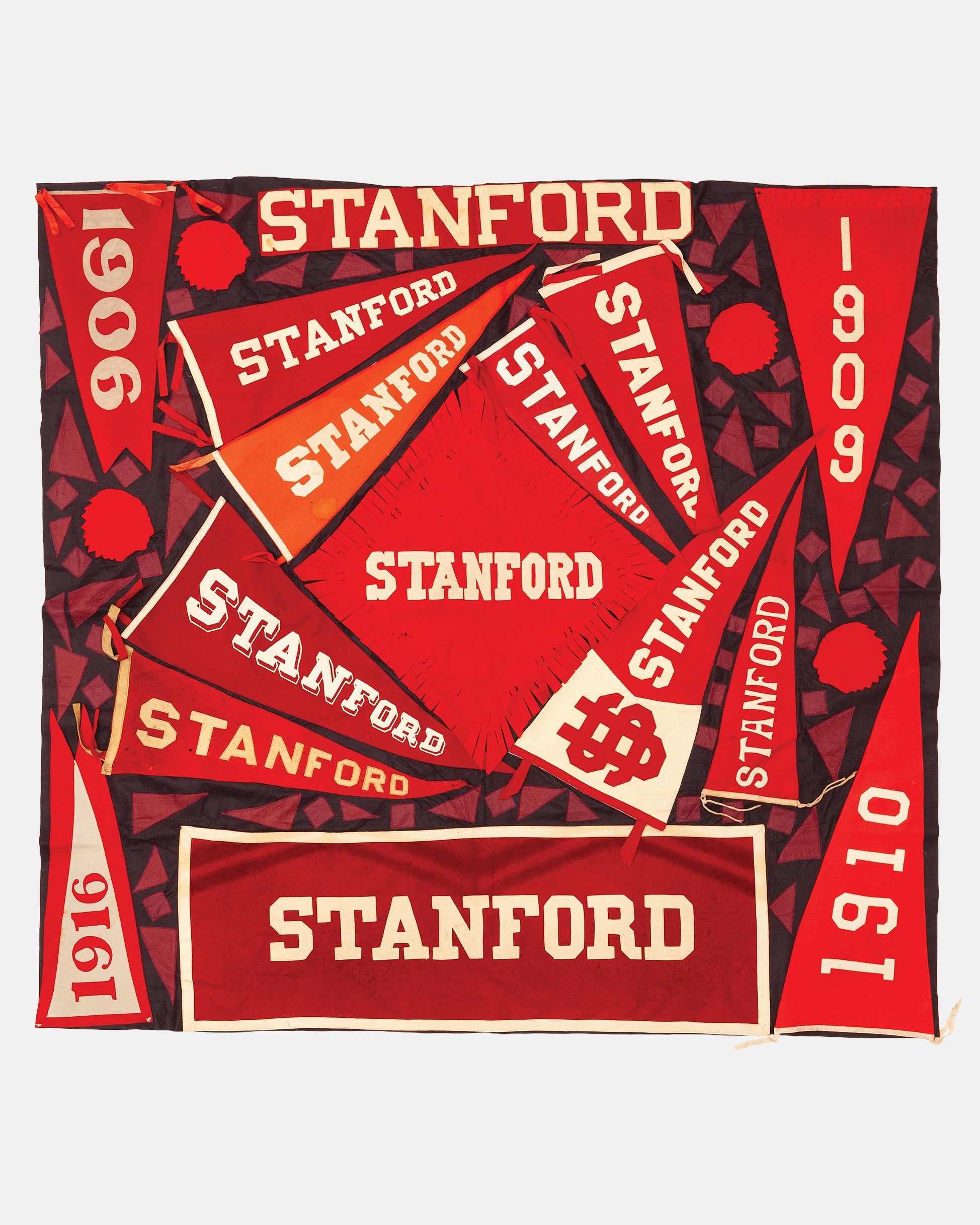 Vintage Pennant Quilt - Colleges #43