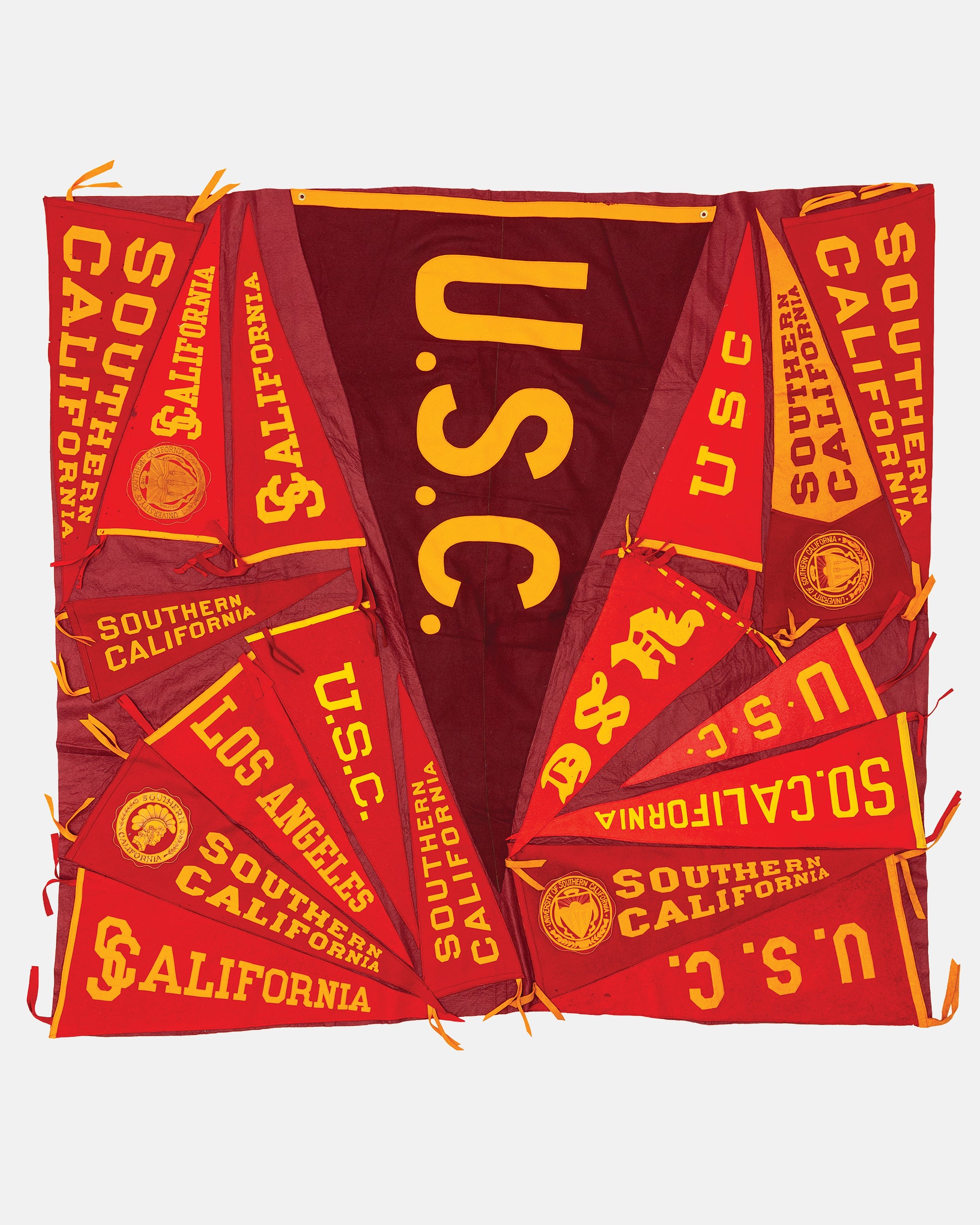Vintage Pennant Quilt - Colleges #45