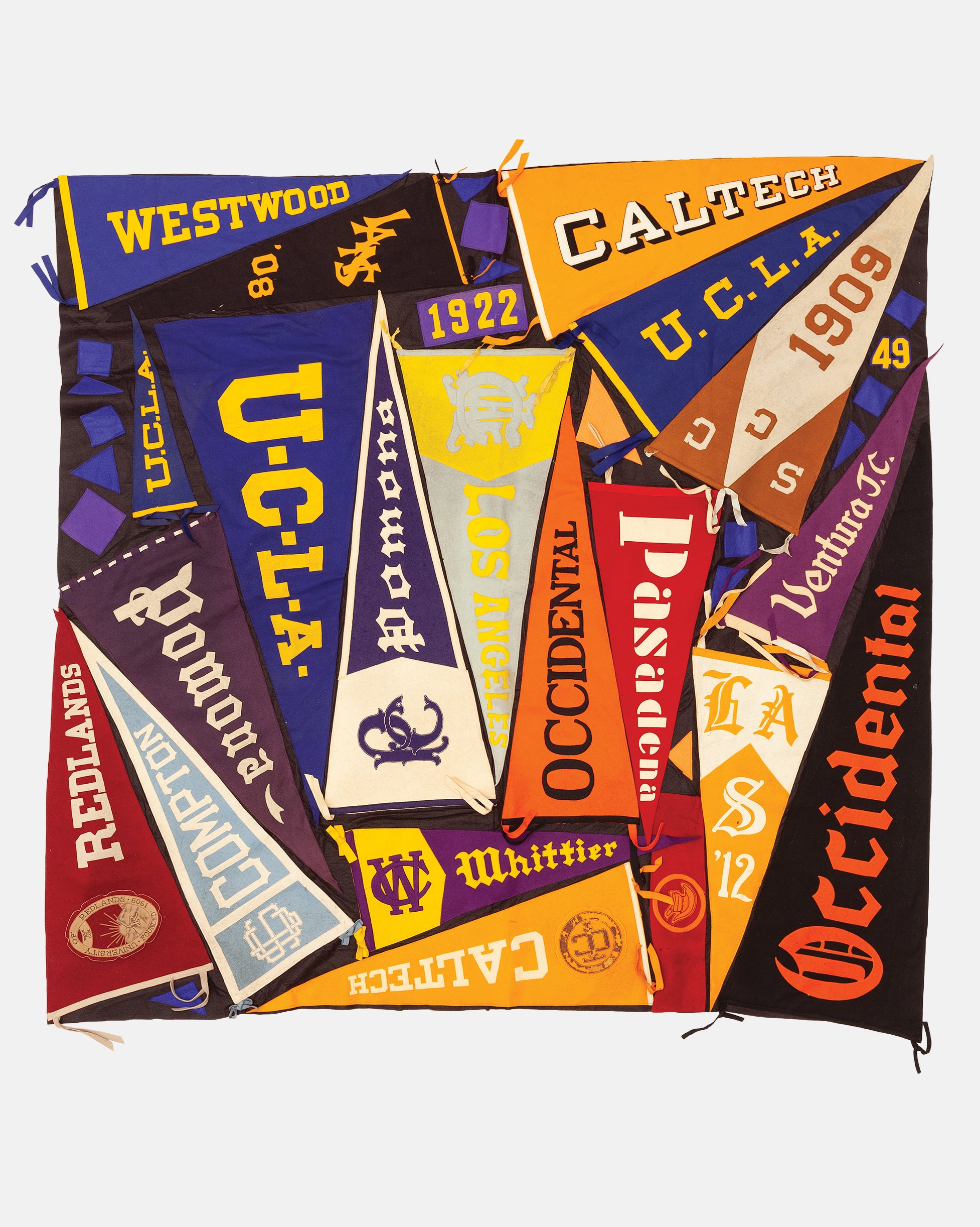 Vintage Pennant Quilt - Colleges #47