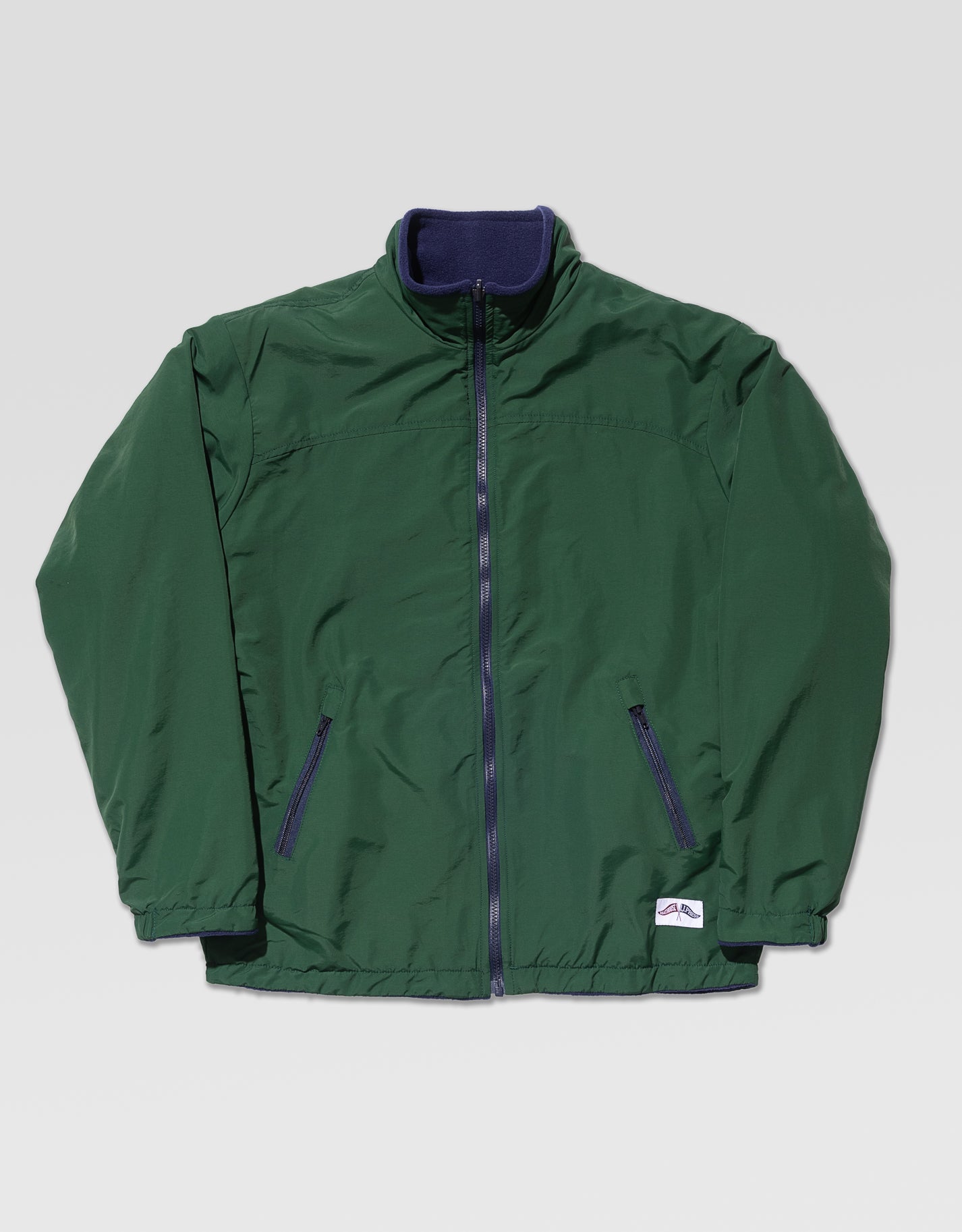 J.PRESS x BOATHOUSE SCULL REVERSIBLE JACKET - FOREST/NAVY