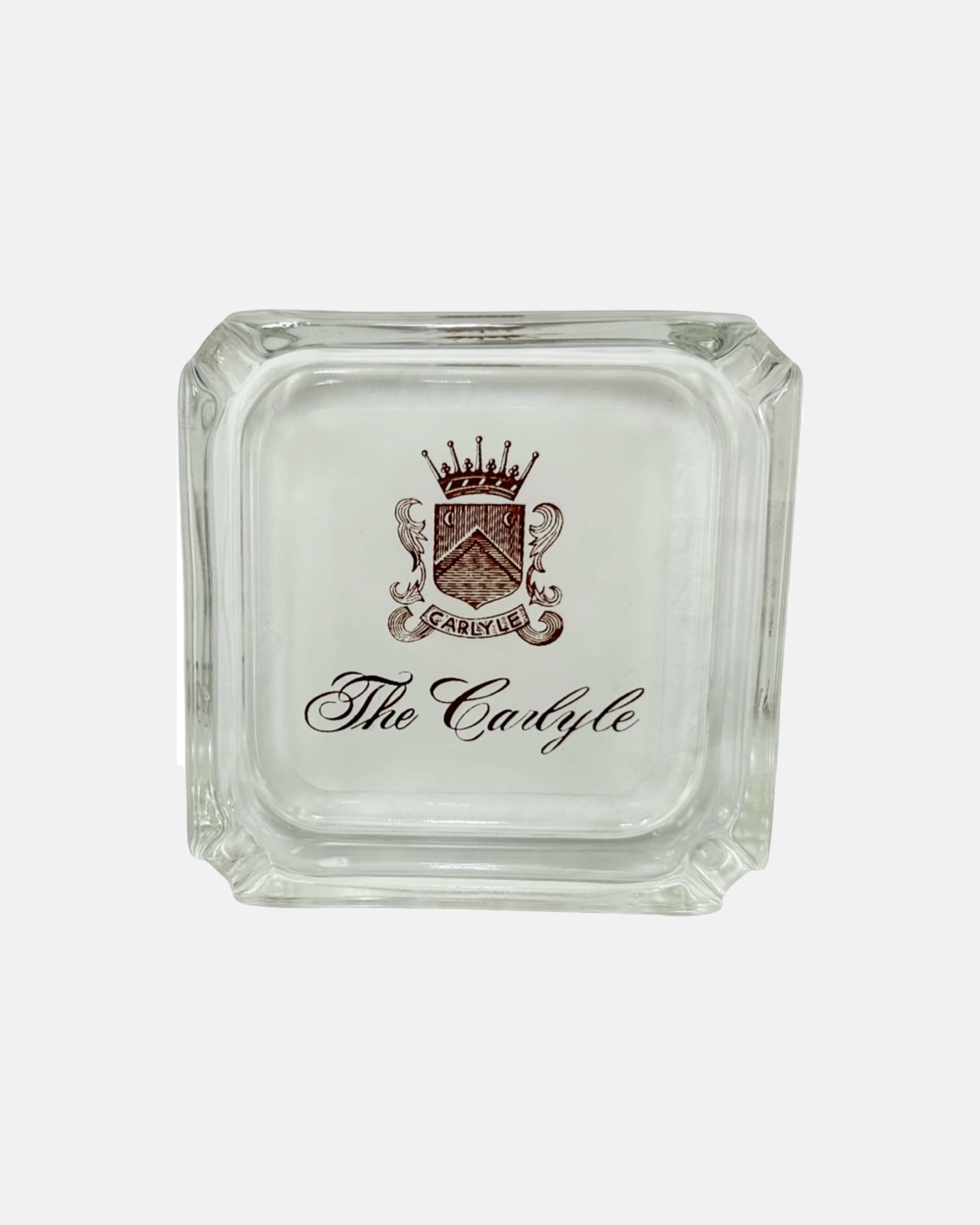 Vintage The Carlyle Hotel NYC Glass Ashtray