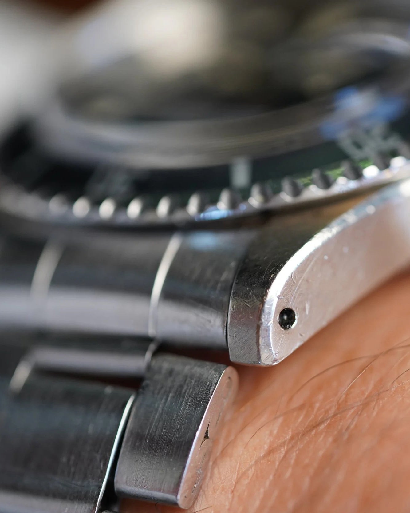 Rolex Feet First Red Submariner Ref 1680 Unpolished