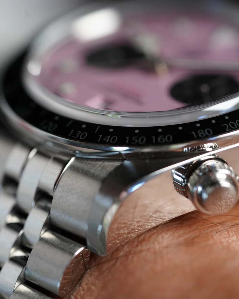 TUDOR Pink Black Bay Chrono M79360N-0019 Full Set Unpolished