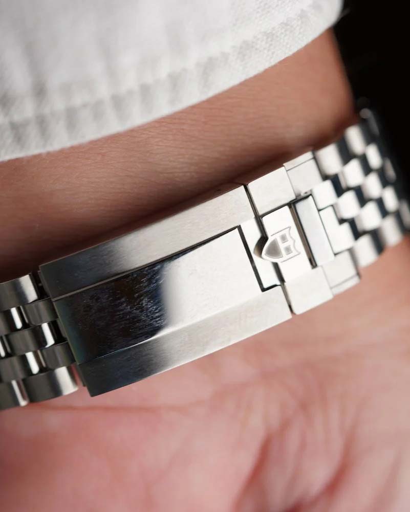 TUDOR Pink Black Bay Chrono M79360N-0019 Full Set Unpolished