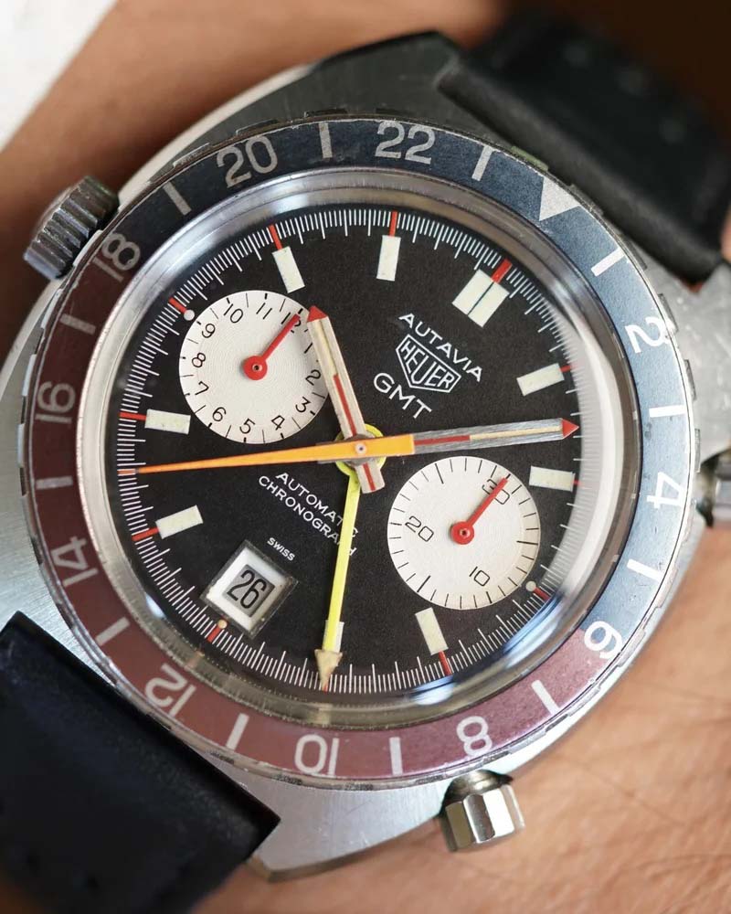 Heuer Autavia GMT 2nd Execution Ref. 1163