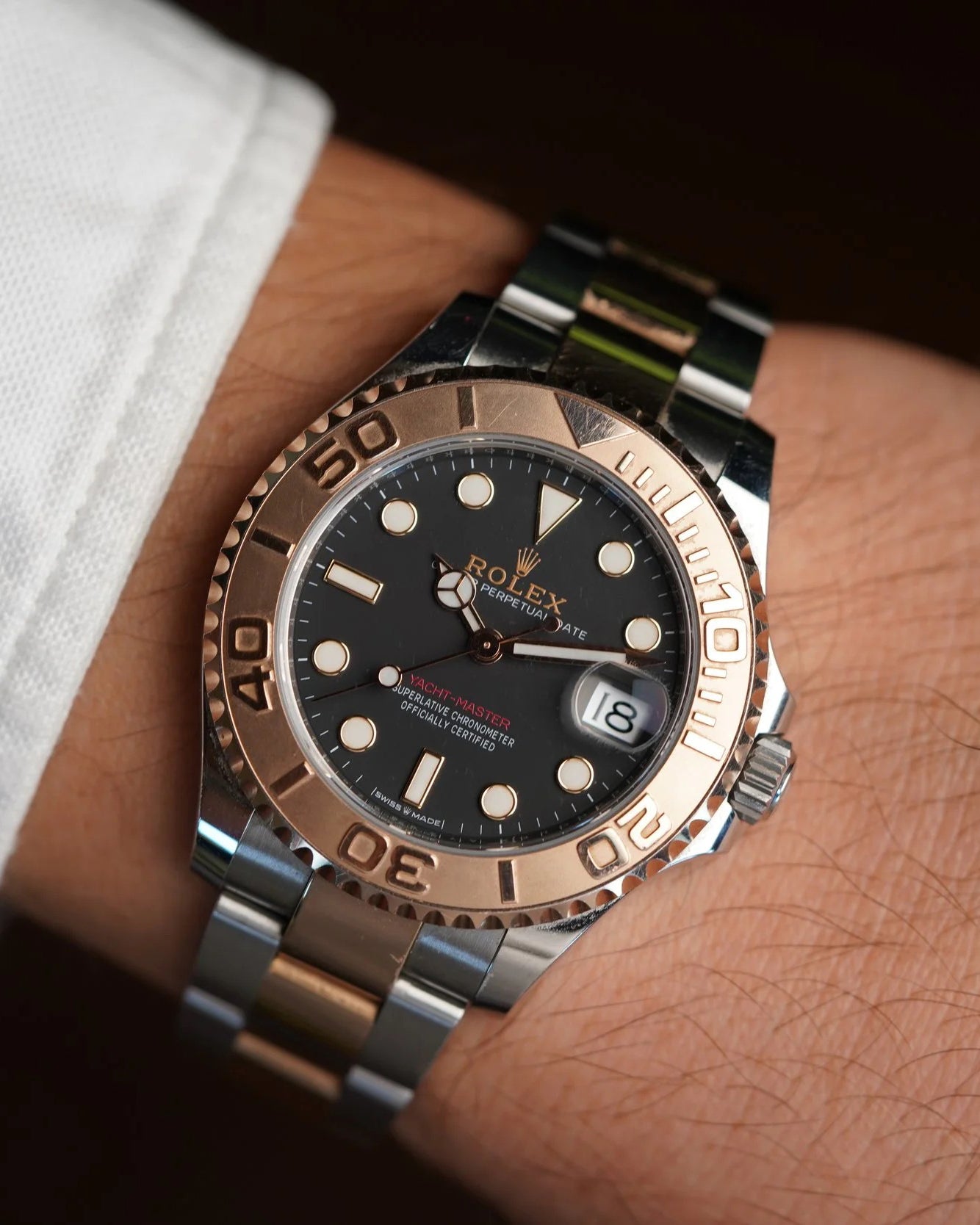 Rolex Yacht-Master 37 Ref. 268821 Full Set Unpolished