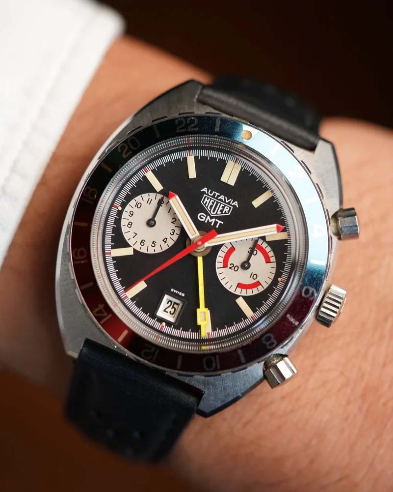 Heuer Autavia GMT Ref 741.603