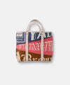 Made-in-USA Handmade Vintage Pennant Tote