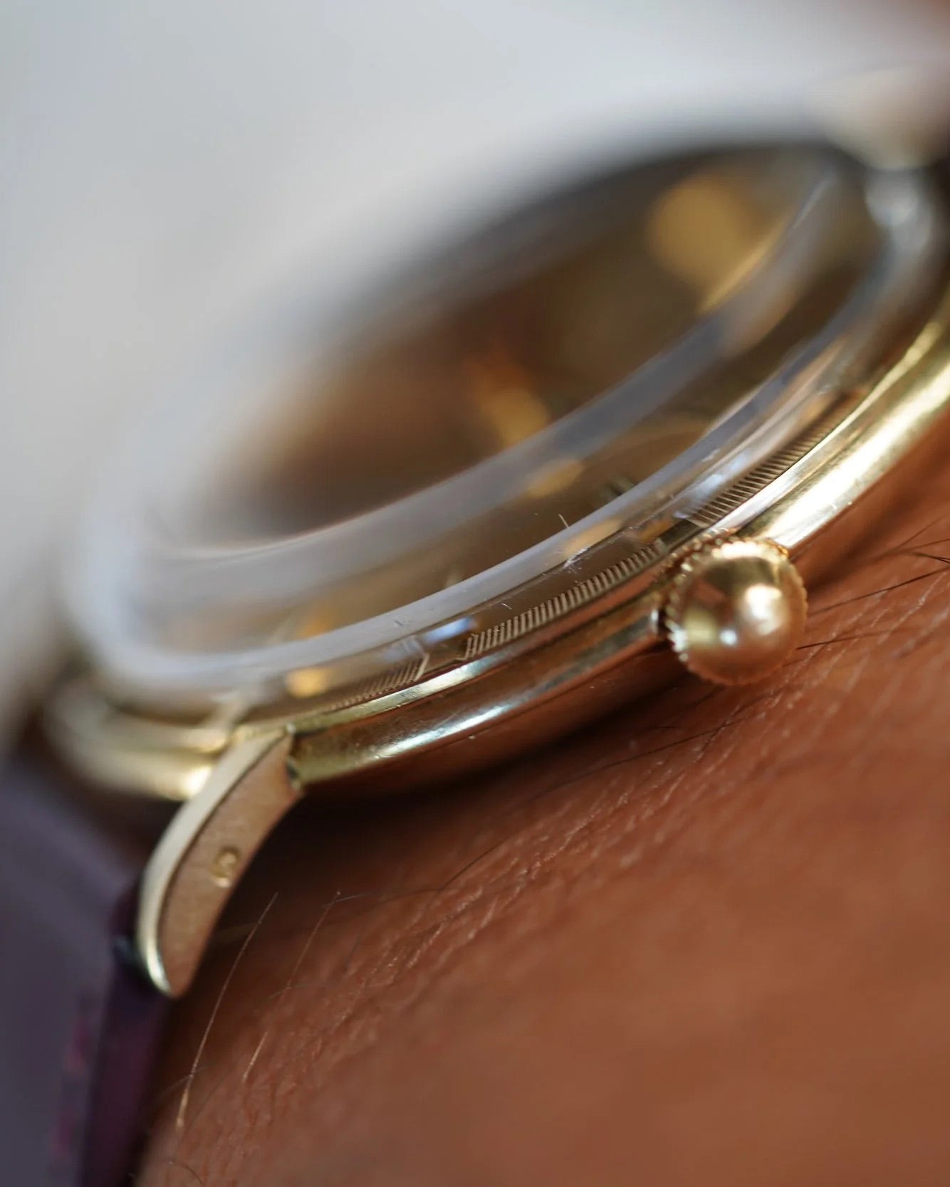 Rolex Precision Ref. 8952 in 18K YG Unpolished