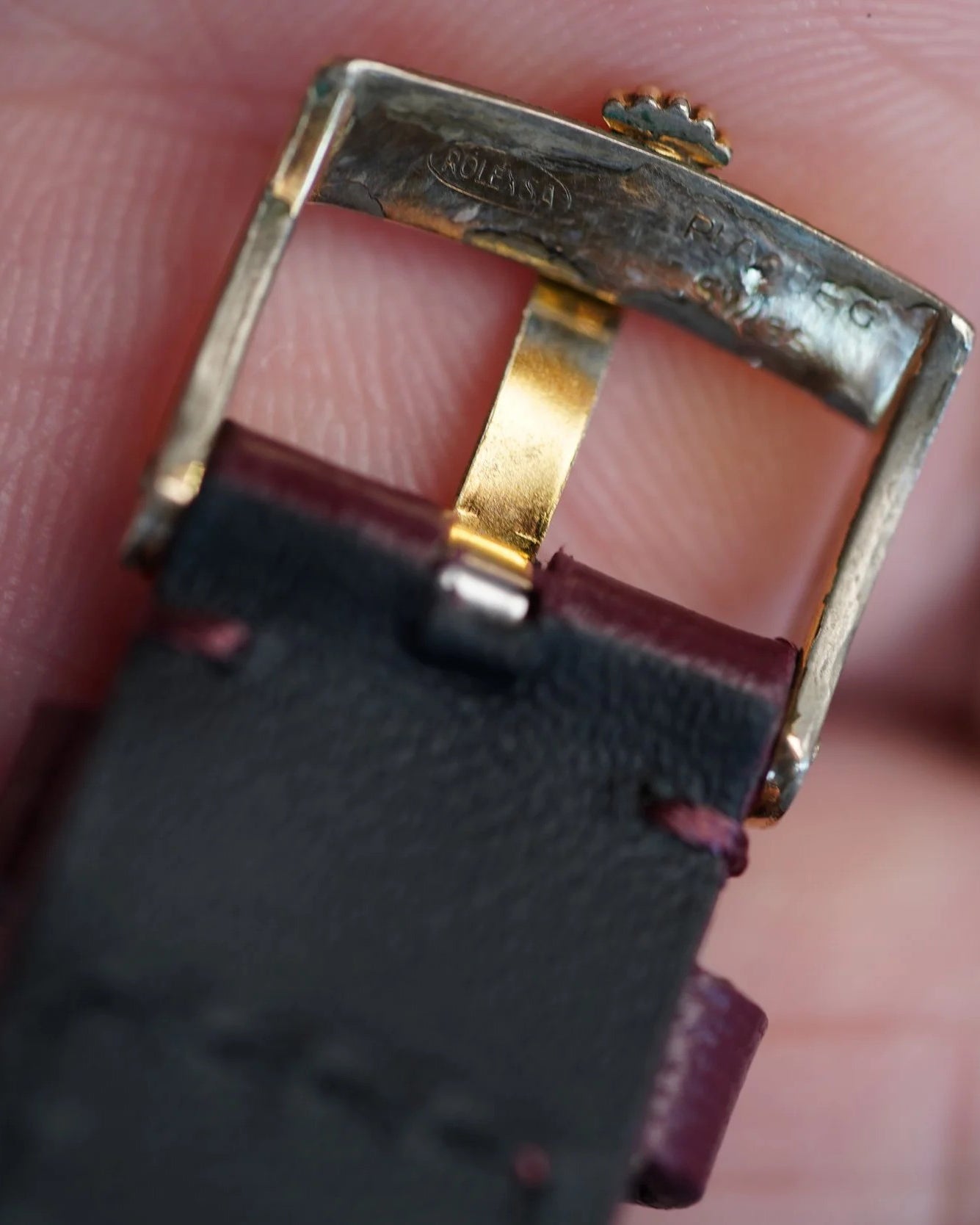 Rolex Precision Ref. 8952 in 18K YG Unpolished