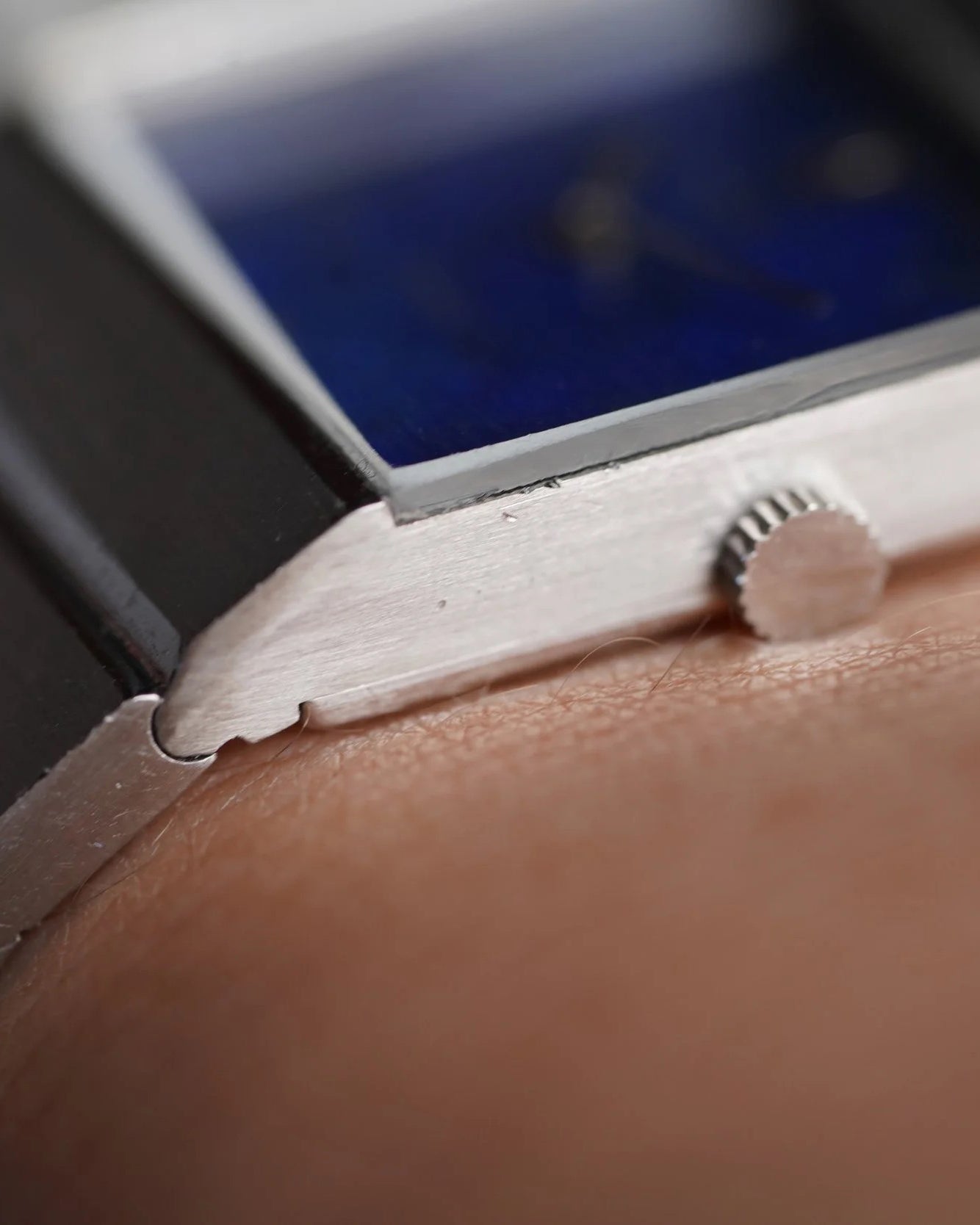 Rolex Lapis Lazuli Dial Midas Reference 4314 in 18K White Gold Unpolished