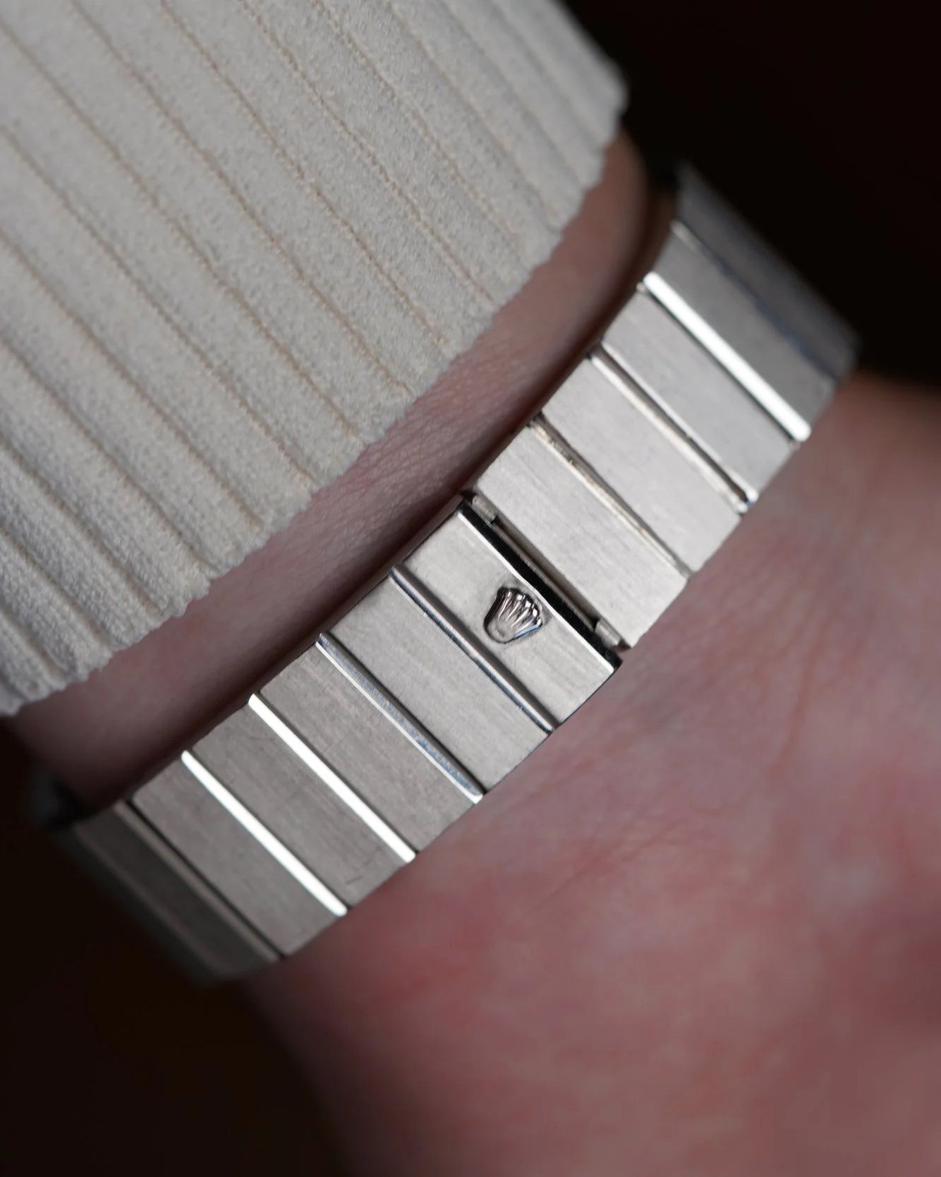 Rolex Lapis Lazuli Dial Midas Reference 4314 in 18K White Gold Unpolished