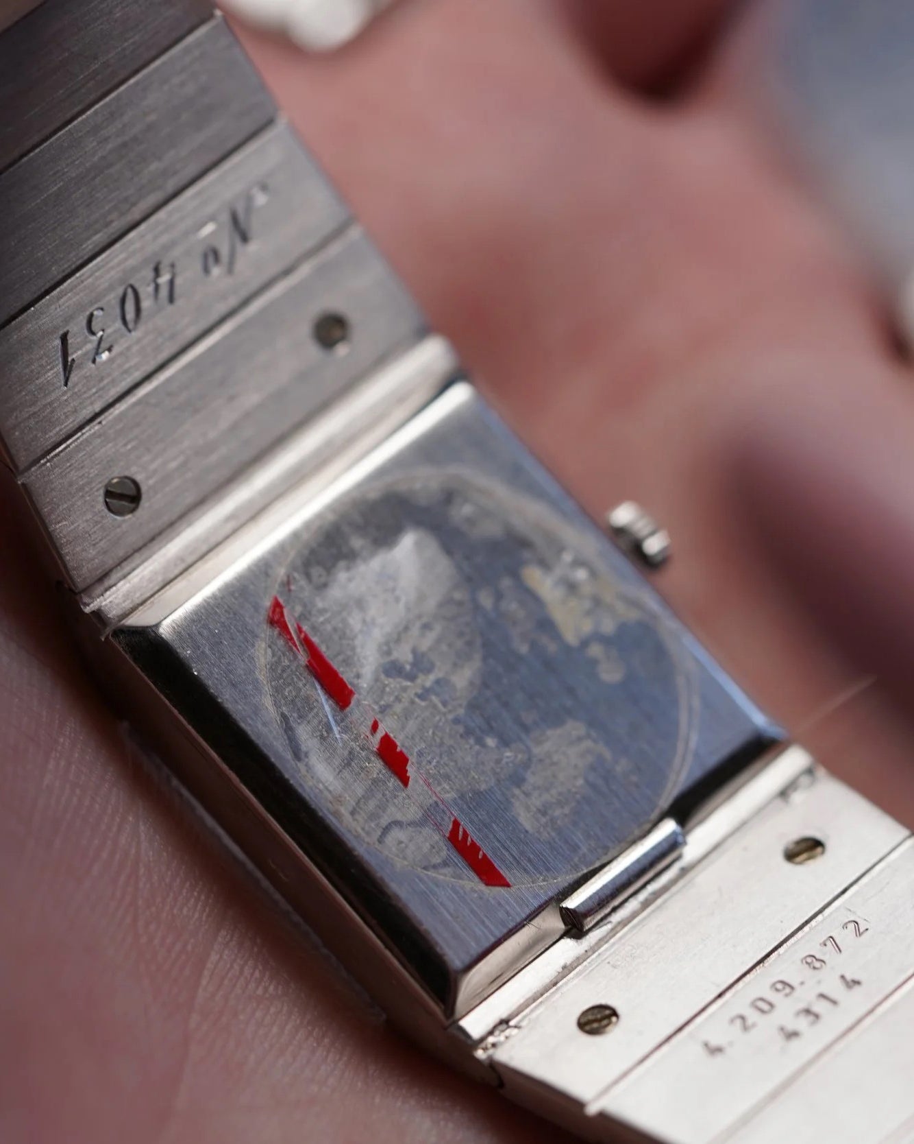 Rolex Lapis Lazuli Dial Midas Reference 4314 in 18K White Gold Unpolished