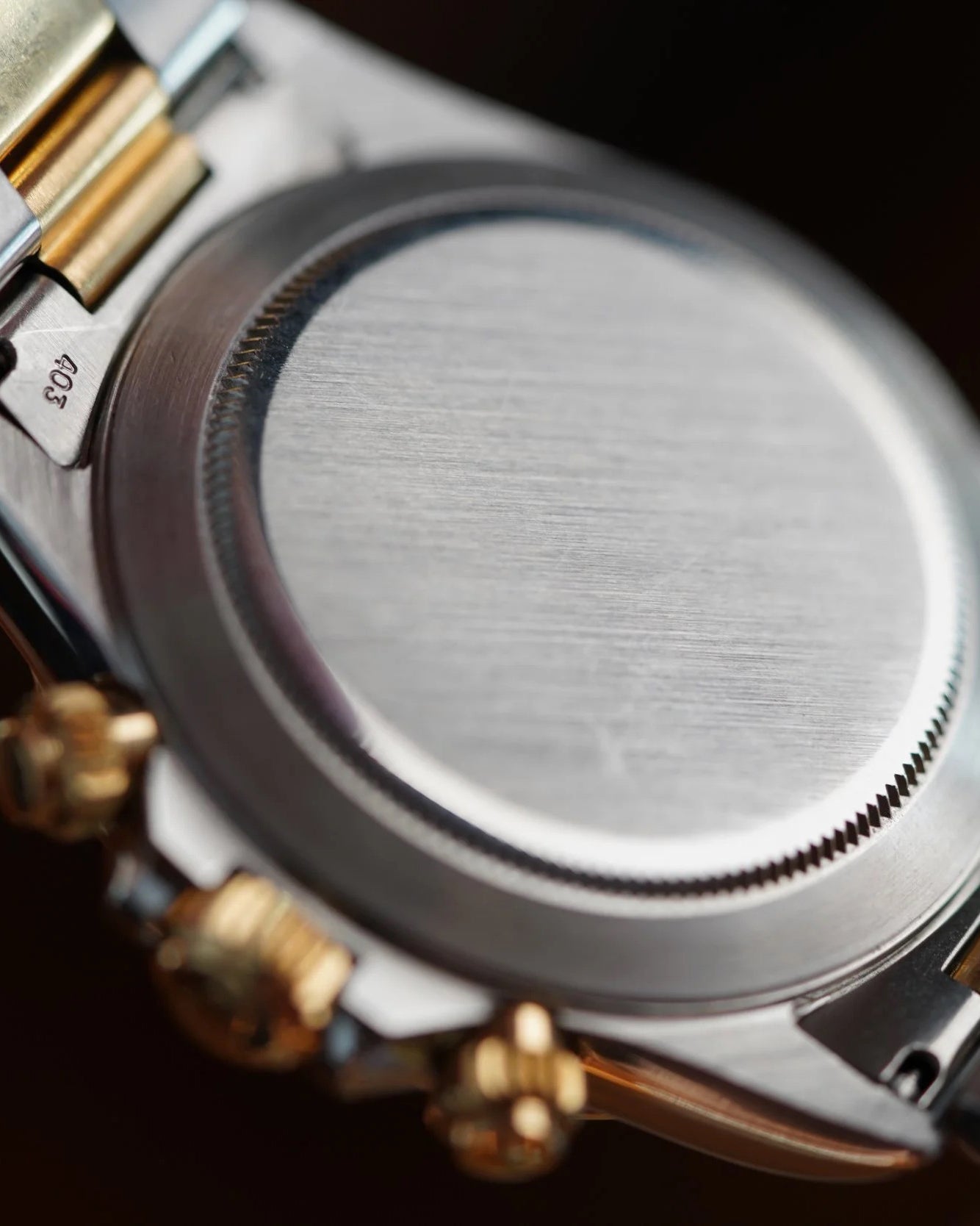 Rolex Floating Cosmograph Zenith Daytona Black Dial Two-Tone 16523