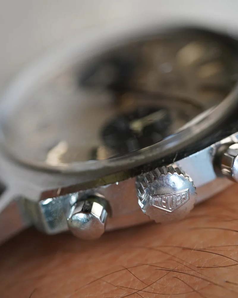 Heuer Camaro Ref. 7843SN on Beads of Rice Bracelet