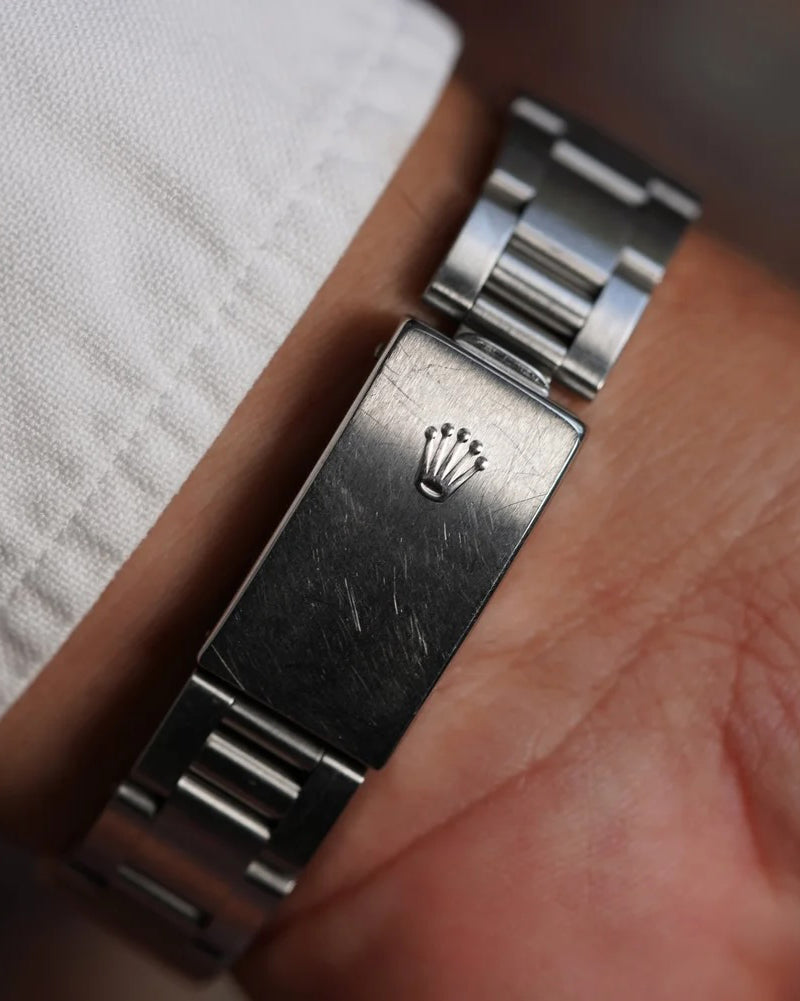 Rolex Date Silver Dial Reference 15210 Unpolished