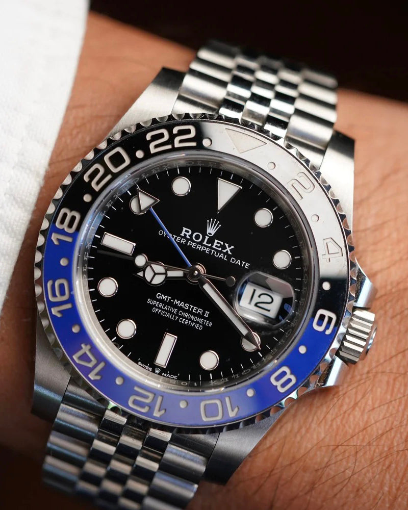 Rolex Batgirl GMT-Master II 126710BLRN Full Set Unpolished