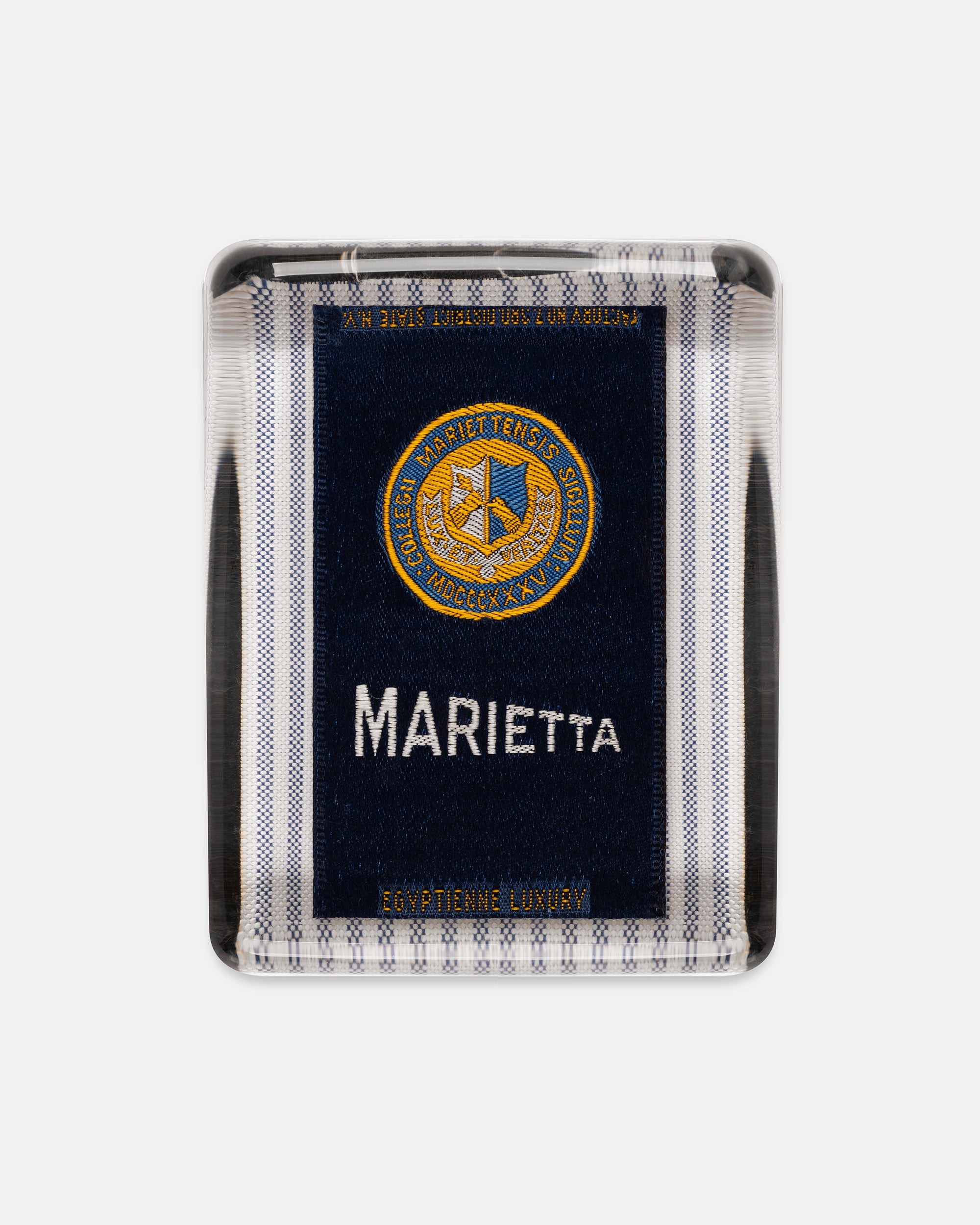 Marietta College Silk Paperweight