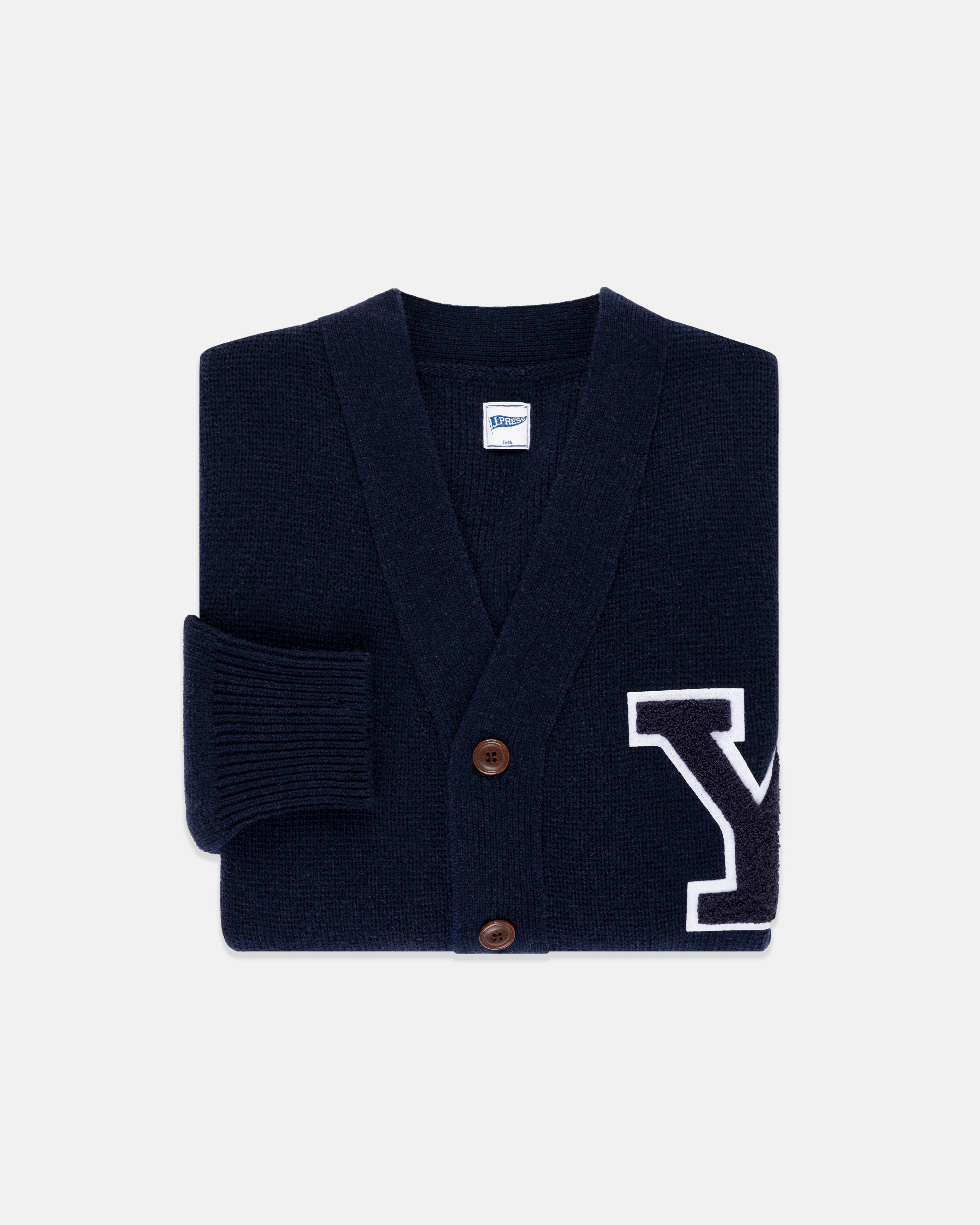 Yale Wool Varsity Cardigan