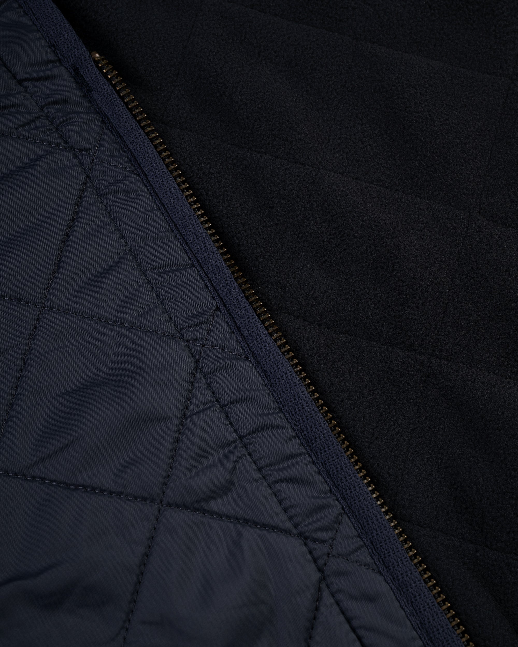 Barbour Navy Polarquilt Zip-In Waistcoat Liner