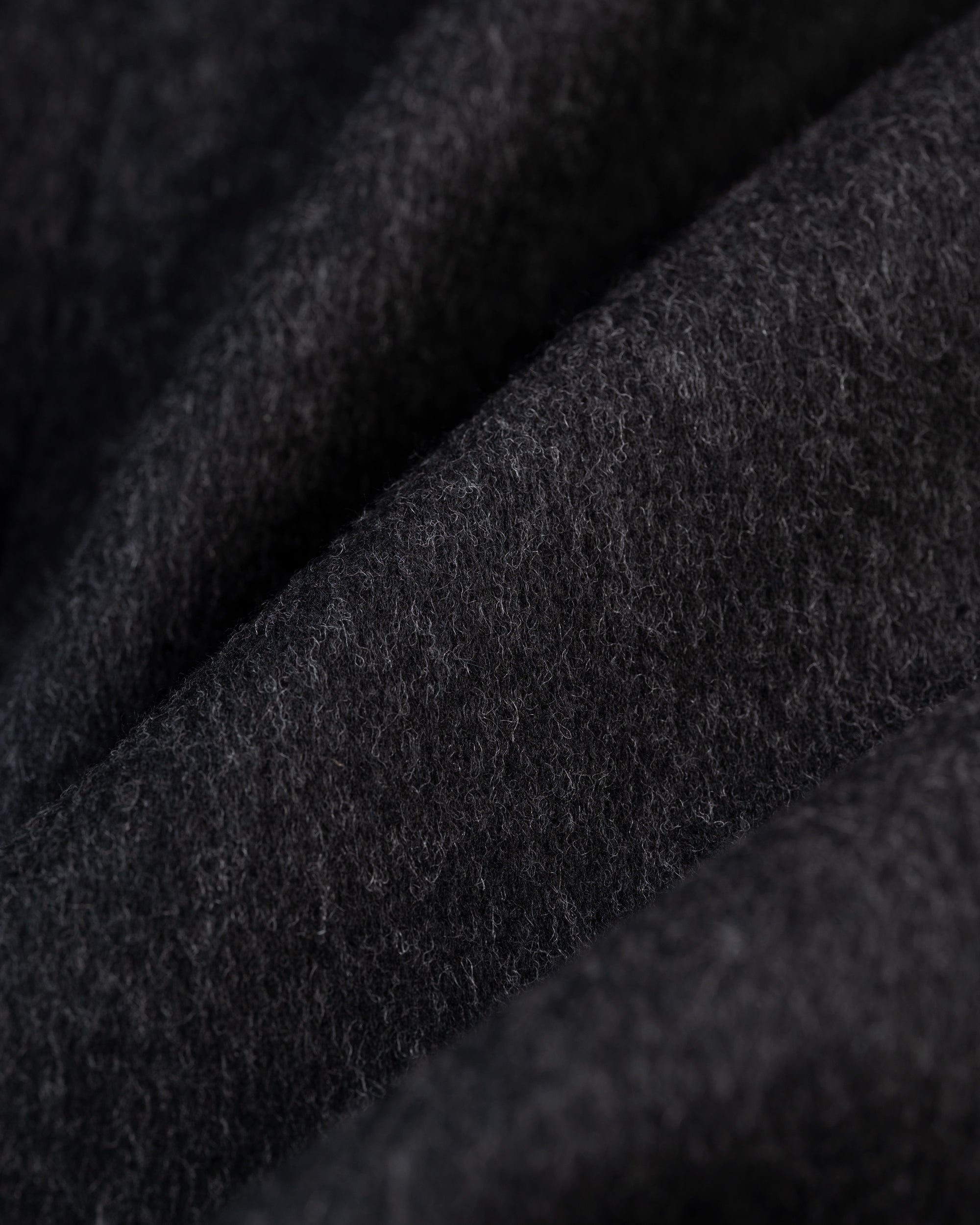 Made-in-USA Charcoal Wool/Cashmere Topcoat