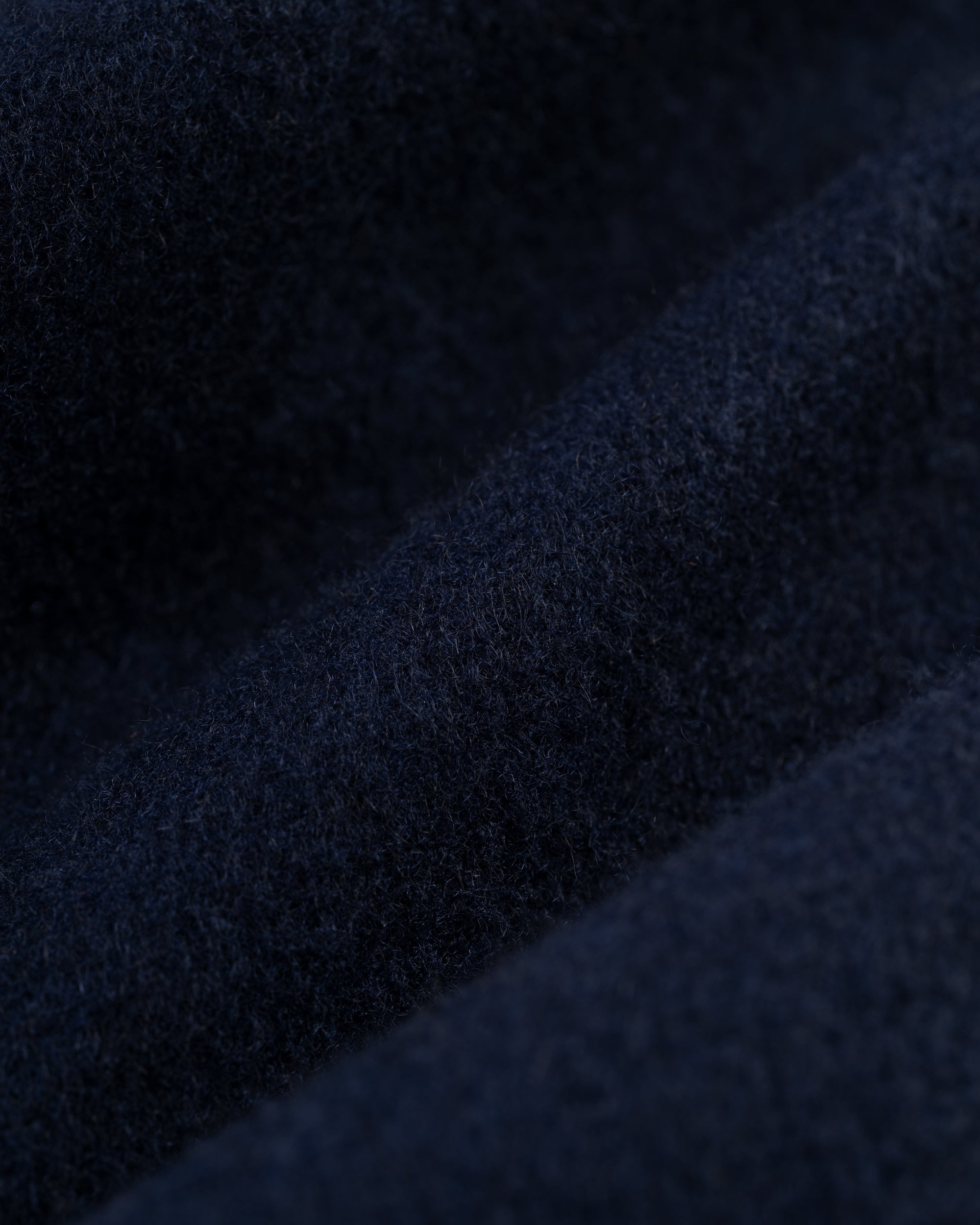 Made-in-USA Navy Cashmere Topcoat