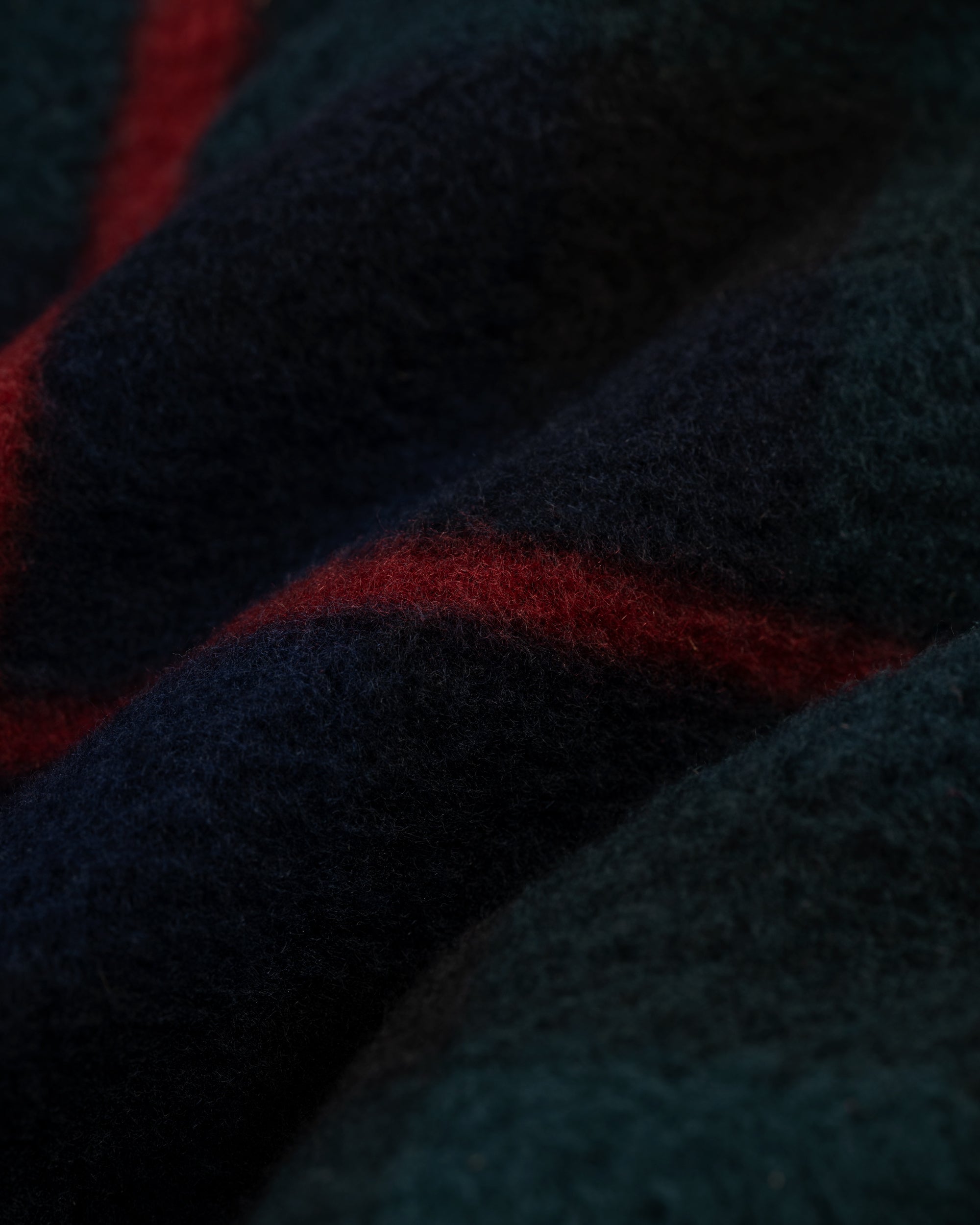 Blackwatch Tartan Polar Fleece Track Jacket