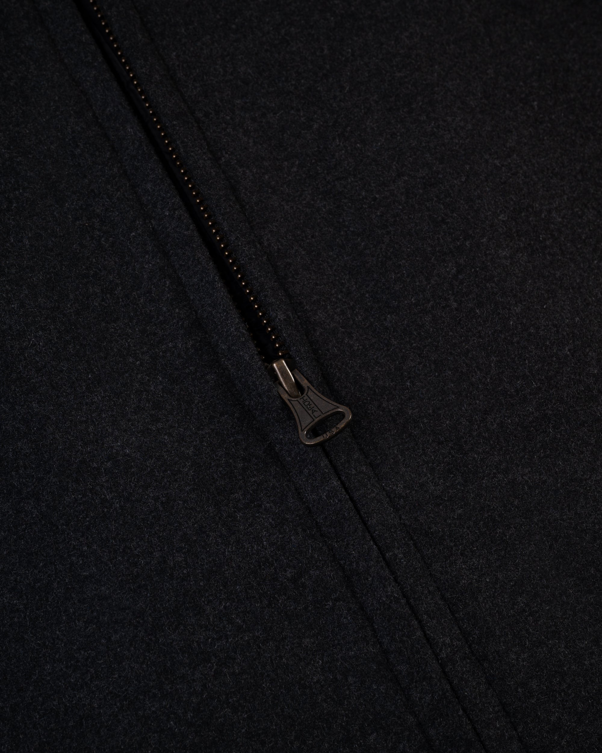 Grey Melton Wool Zermatt Coat